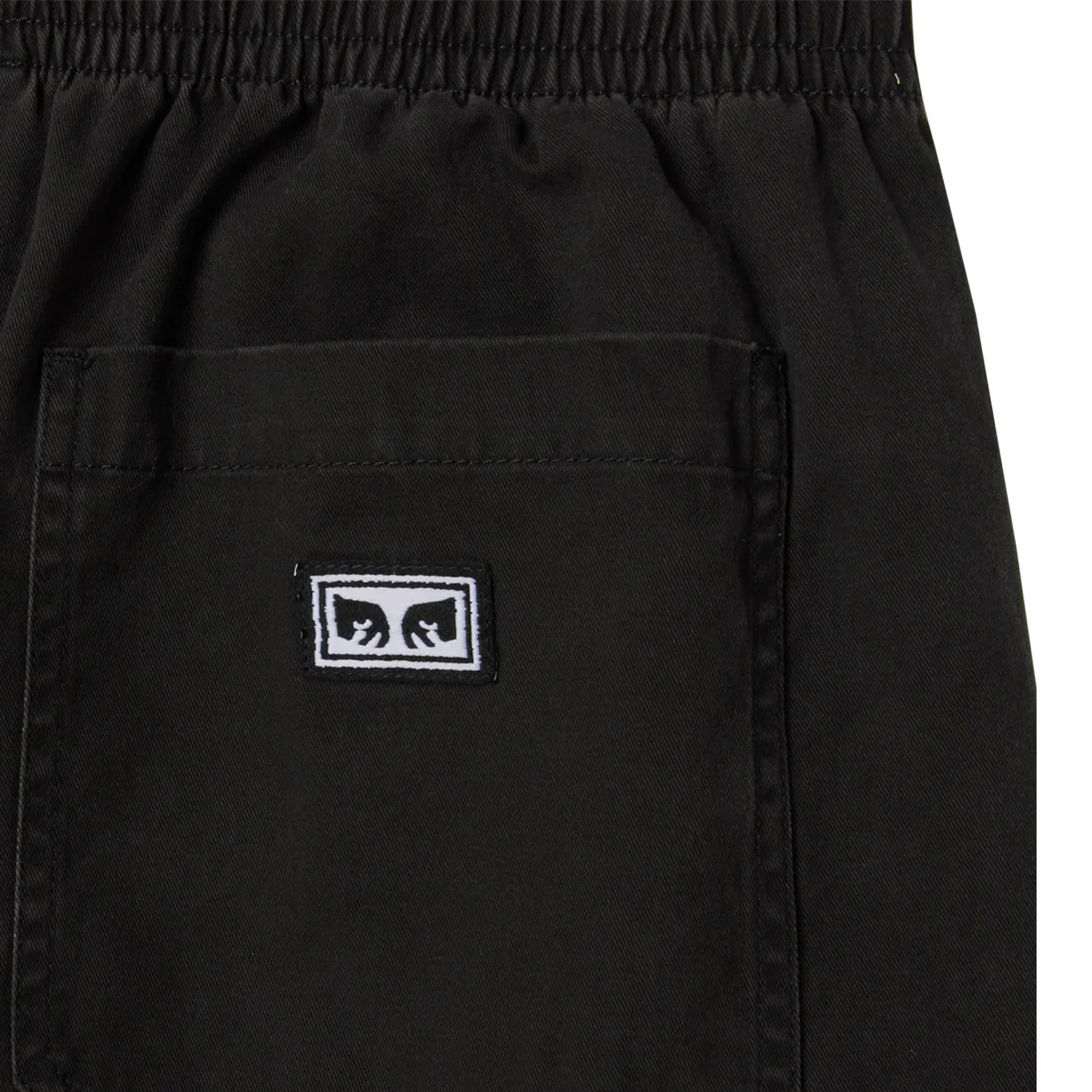 Obey Theo Easy Short Black Faded Wash - Image 3