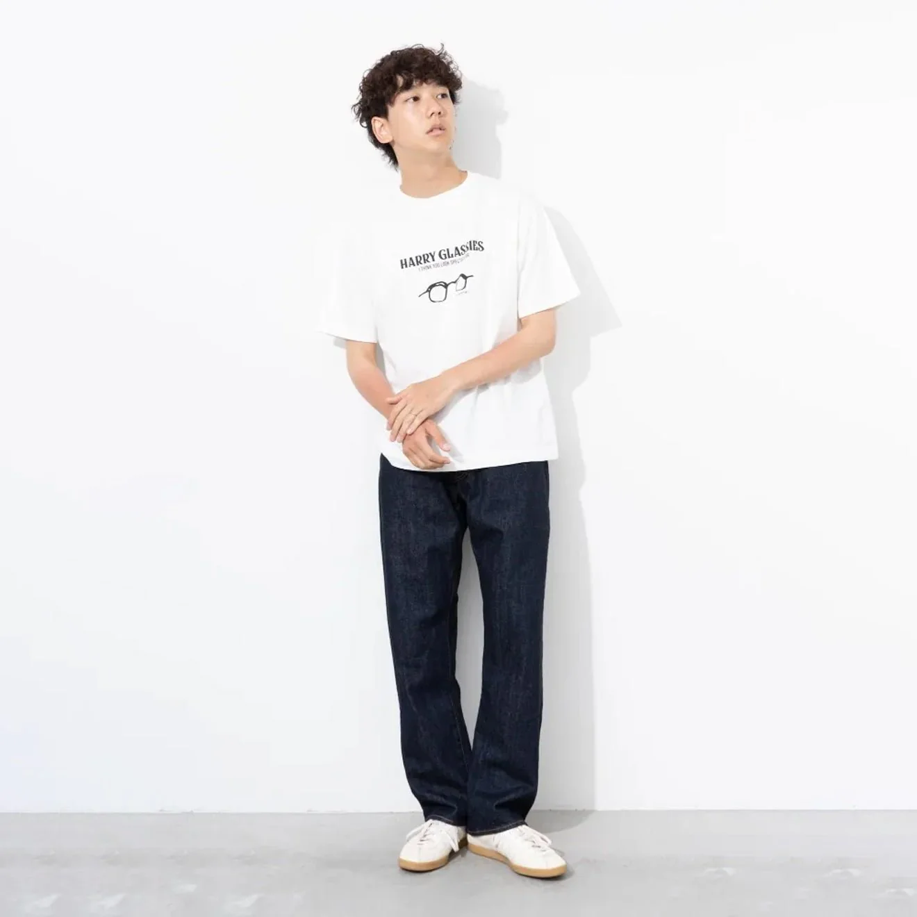 Ordinary Fits Loose Denim Jeans One Wash Indigo - Image 3
