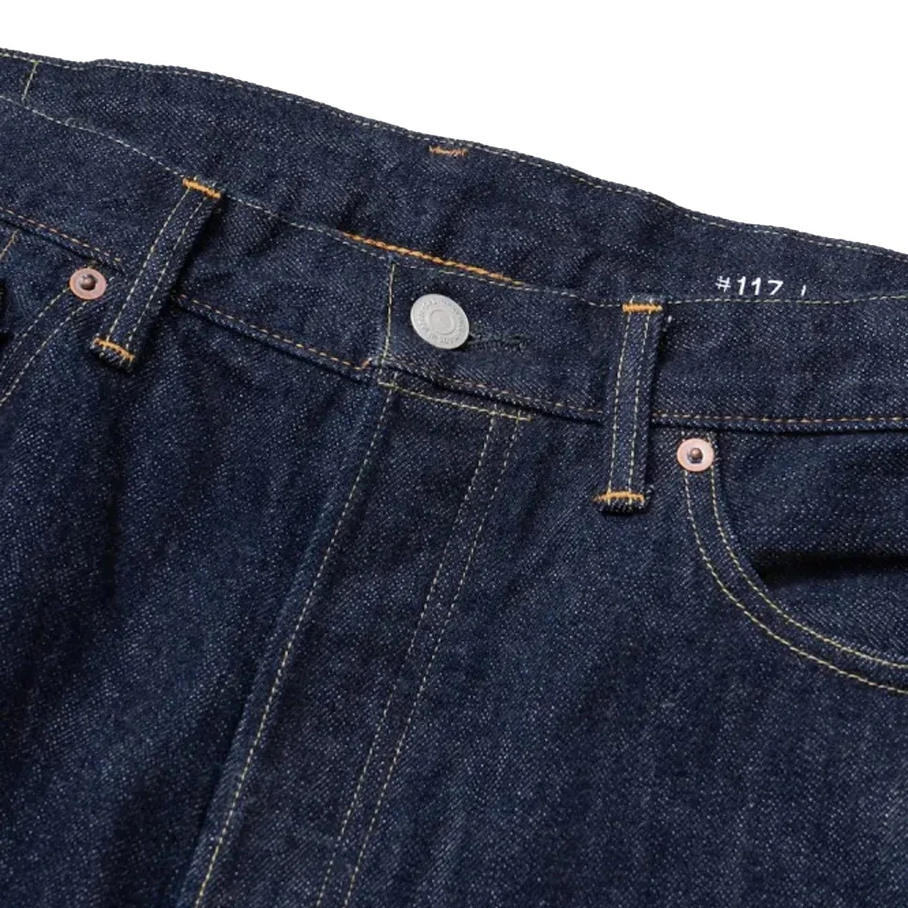 Ordinary Fits Loose Denim Jeans One Wash Indigo - Image 5