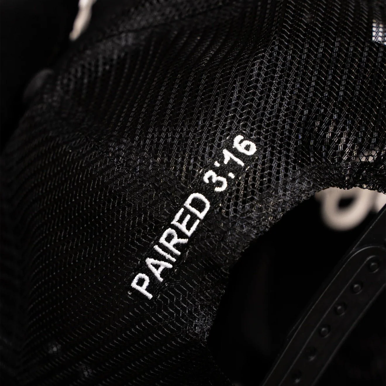 Paired Constellation Puff Print Trucker Cap Black - Image 4