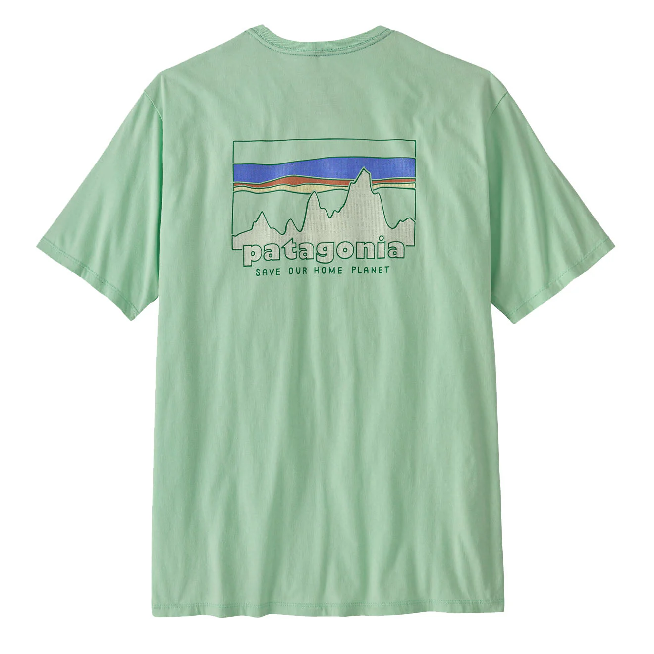 Patagonia '73 Skyline Organic T-Shirt Rinsed Green