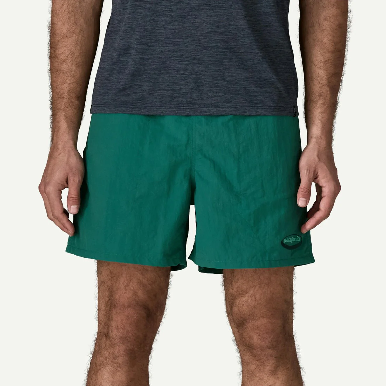 Patagonia Baggies Shorts 5 in. '95 Oval Logo Gem Green - Image 2