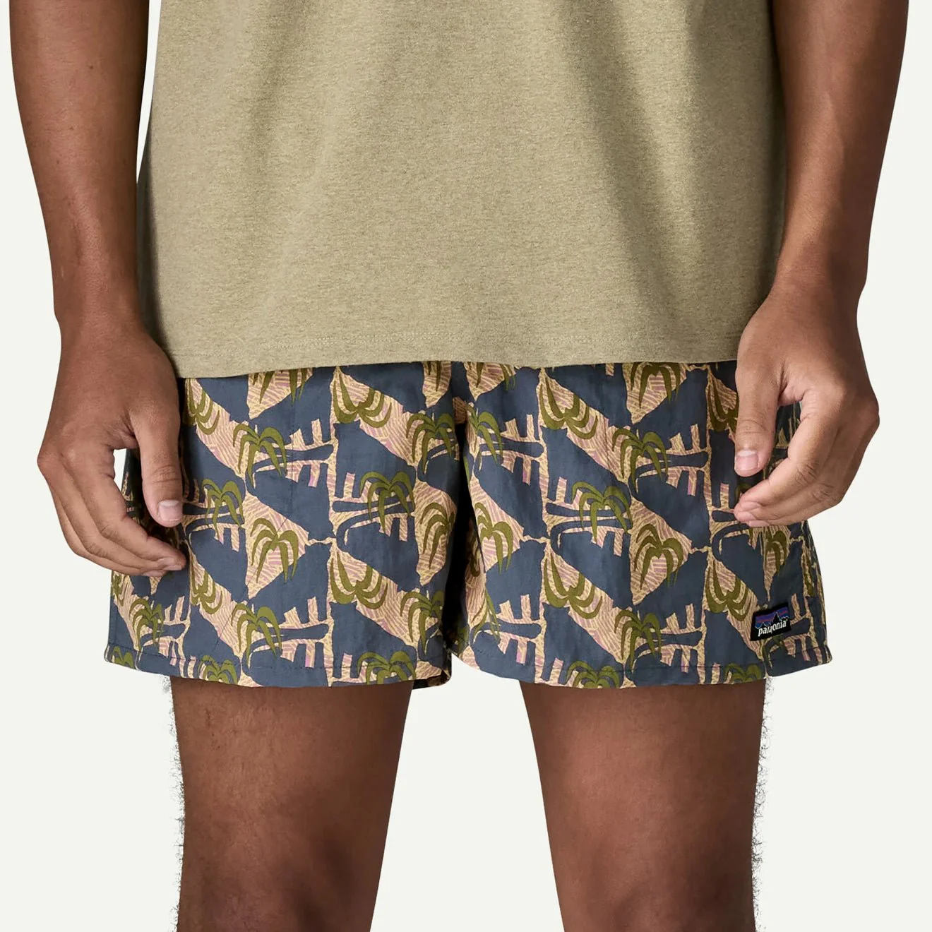 Patagonia Baggies Shorts 5 in. Jaguar Geo Dolomite Blue - Image 2