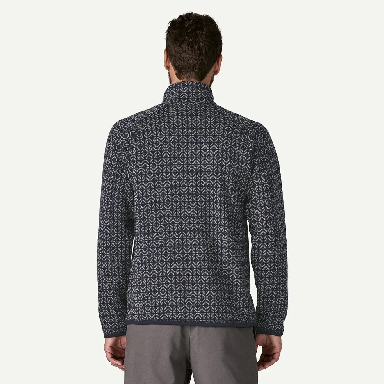 Patagonia Better Sweater 1/4 Zip Fleece Scales Sunken Blue - Image 3