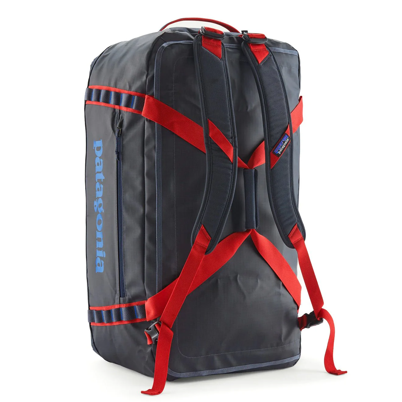 Patagonia Black Hole Duffel 70L Smolder Blue / Amanita Red - Image 2