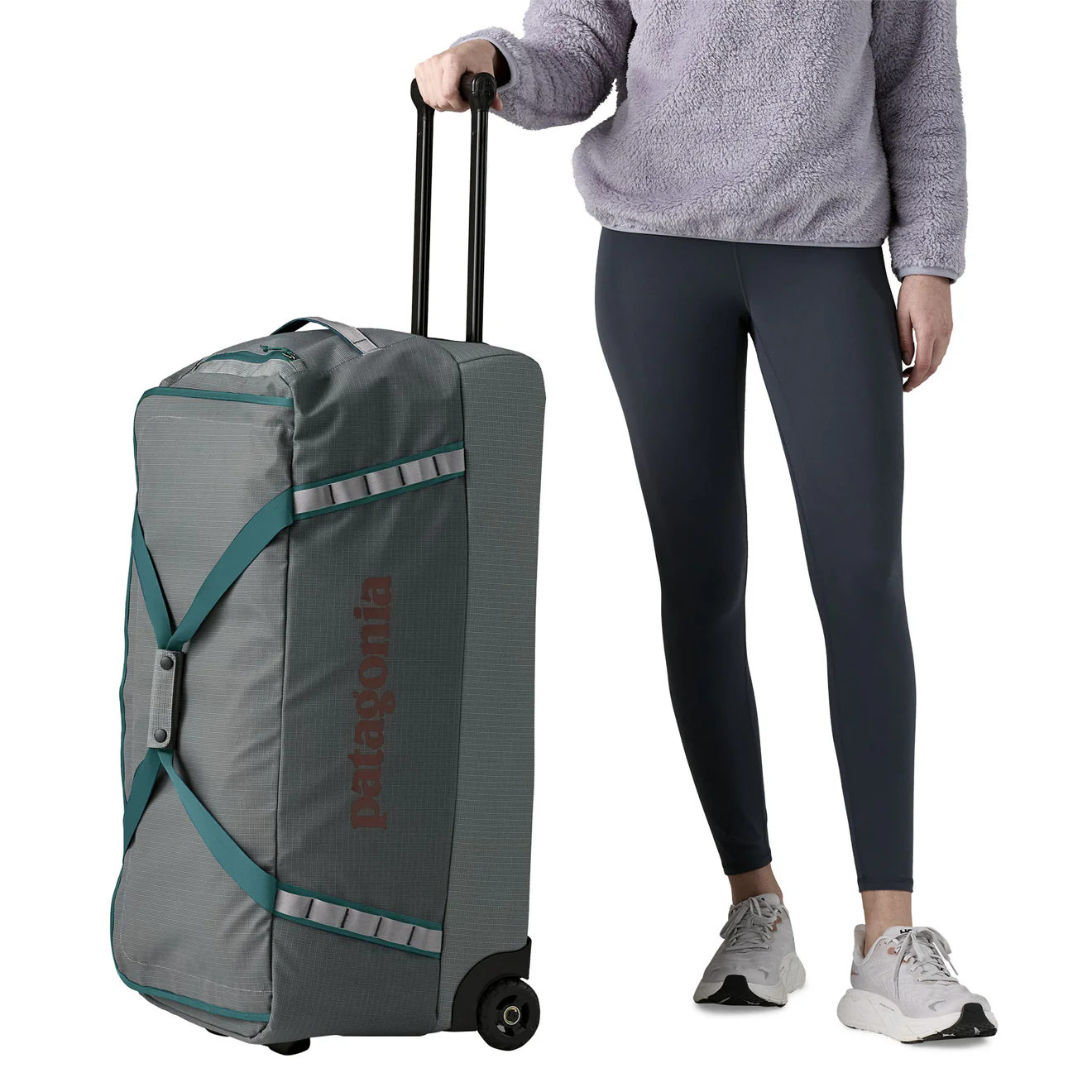 Patagonia Black Hole Wheeled Duffel 100L Noble Grey - Image 4