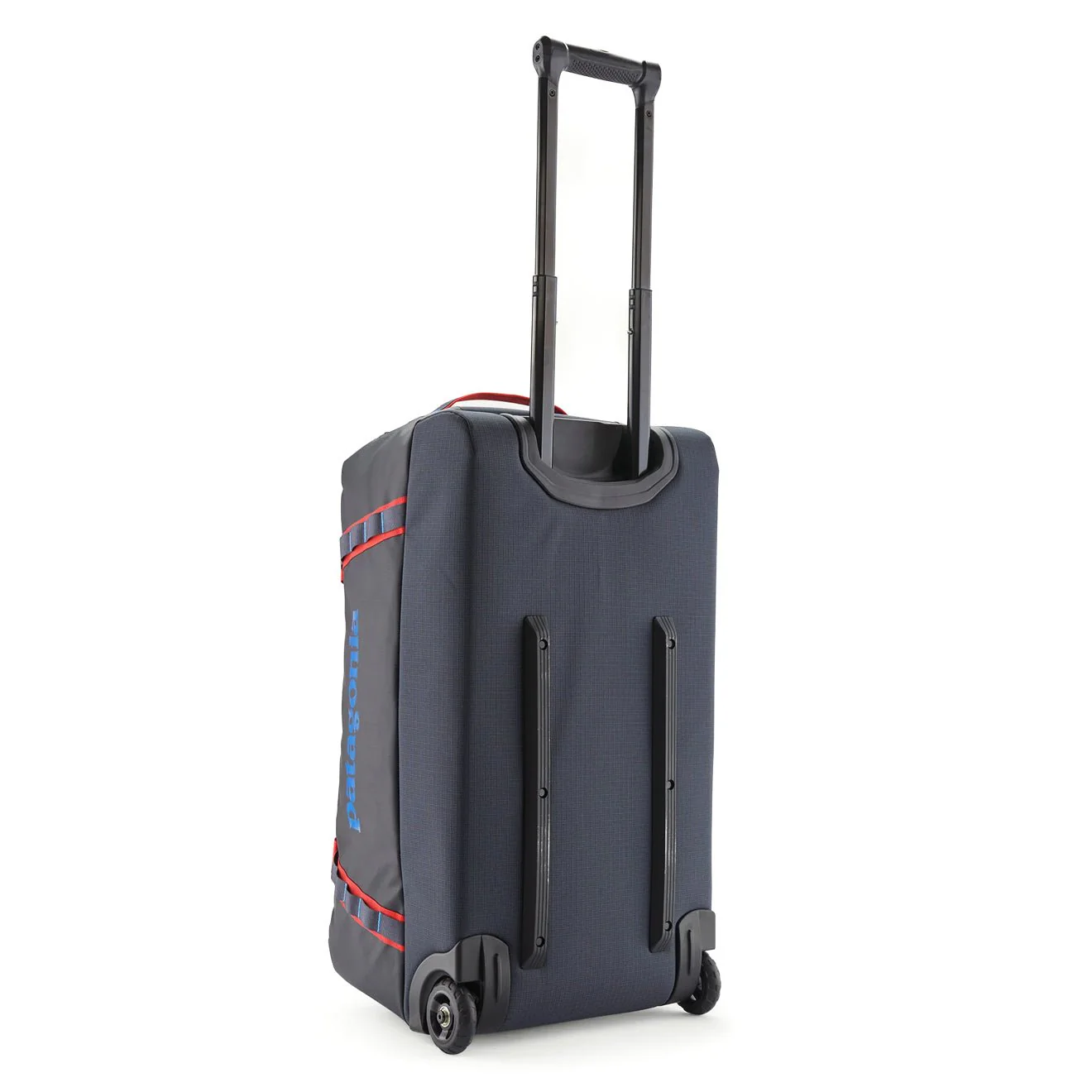 Patagonia Black Hole Wheeled Duffel 70L Smolder Blue / Amanita Red - Image 2