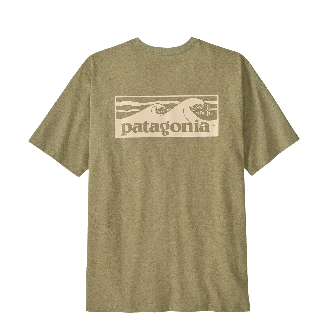 Patagonia Boardshort Logo Pocket Responsibili-Tee Gumtree Green - Image 2