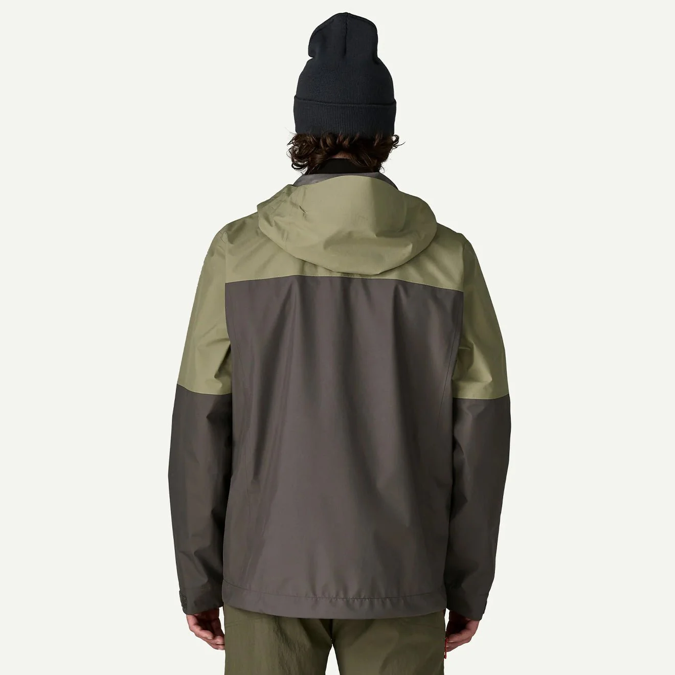 Patagonia Boulder Fork Rain Jacket Forge Grey / River Rock Green - Image 3