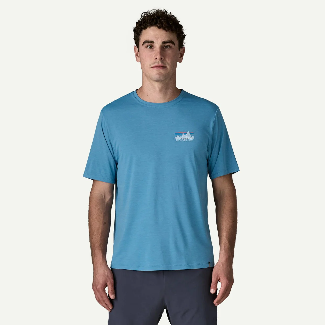 Patagonia Cap Cool Daily Shirt '73 Skyline Shore Blue Light Shore Blue X-Dye - Image 3