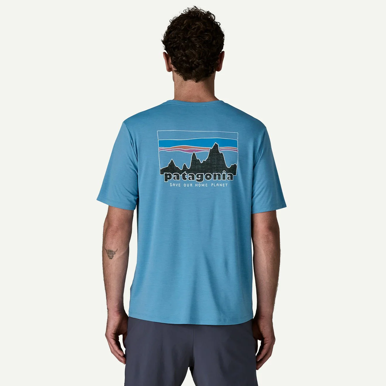 Patagonia Cap Cool Daily Shirt '73 Skyline Shore Blue Light Shore Blue X-Dye - Image 4
