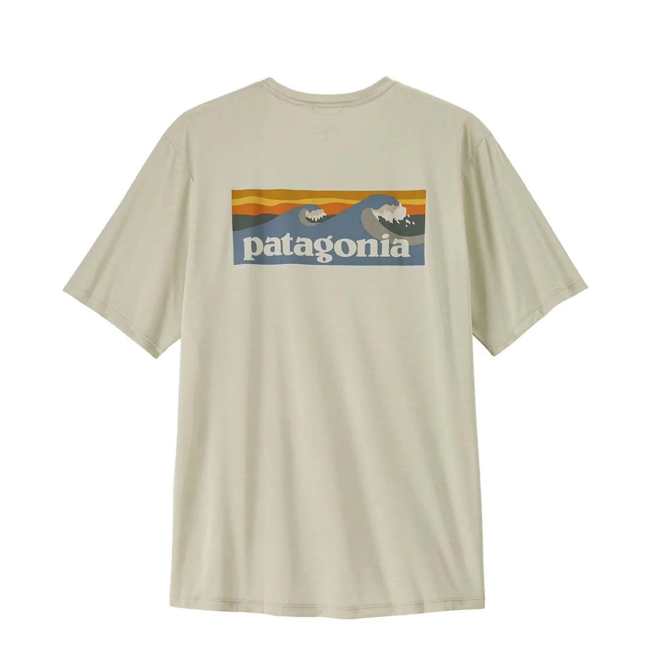 Patagonia Cap Cool Daily Shirt Boardshort Logo Dyno White - Image 2