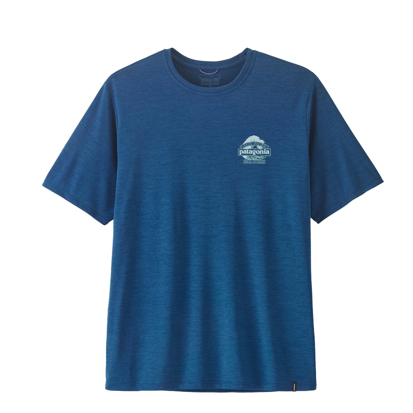 Patagonia Cap Cool Daily Shirt Great Waves Clement Blue Light Clement Blue X-Dye
