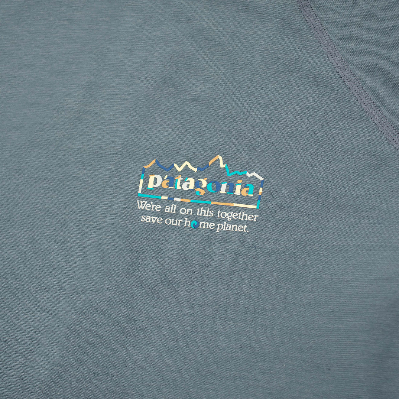 Patagonia Capilene Cool Trail Graphic Shirt Unity Fitz: Nouveau Green - Image 2