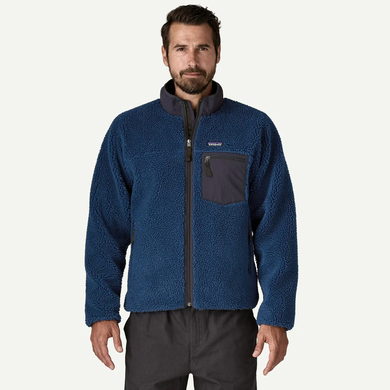 Patagonia Classic Retro-X Fleece Jacket Clement Blue - Image 2