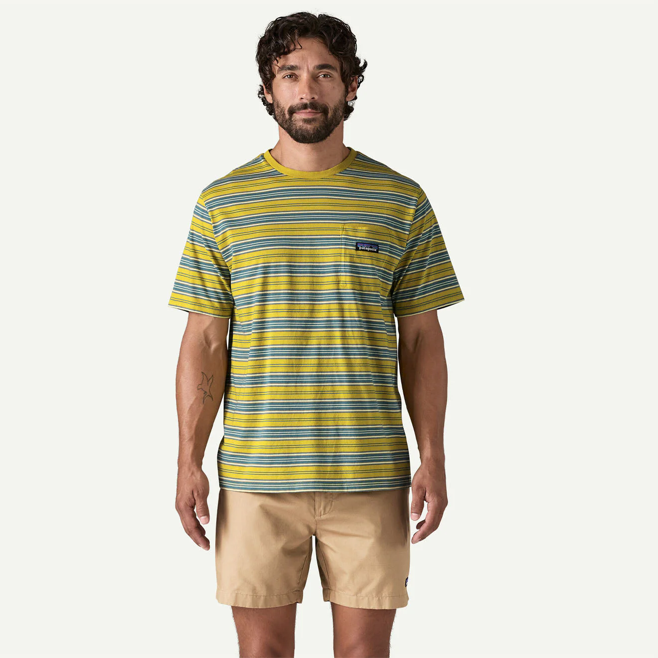 Patagonia Daily Pocket Tee Summer Camp / Bundle Green - Image 2