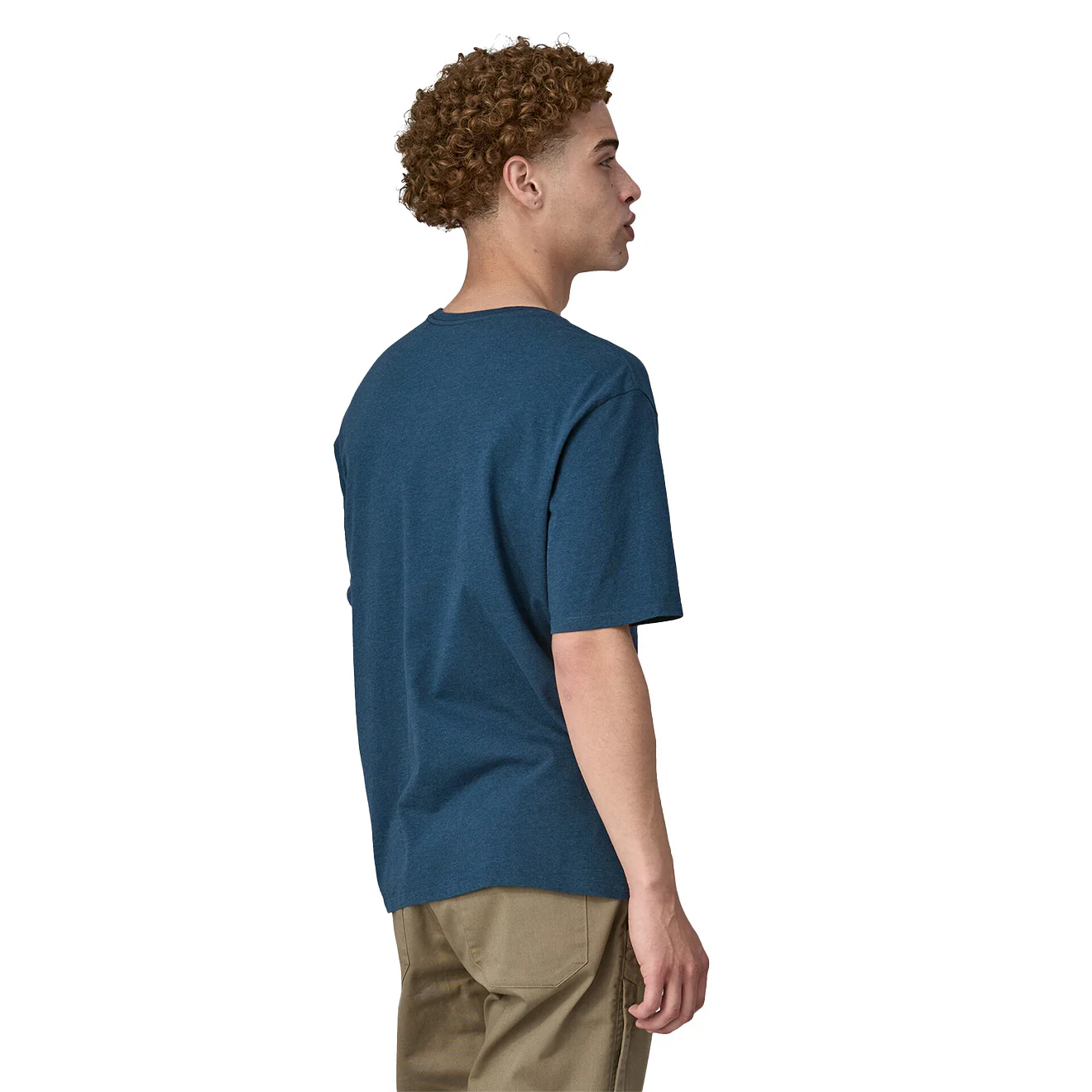Patagonia Daily Pocket Tee Tidepool Blue - Image 3