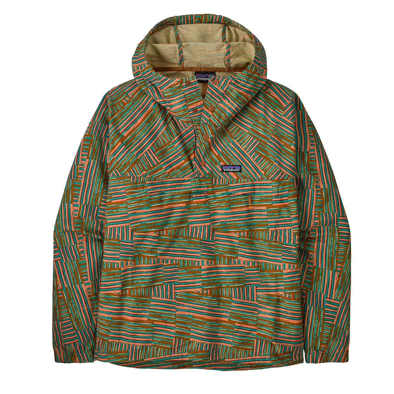 Patagonia Funhoggers Anorak Quilty Fitz / Heartleaf Green