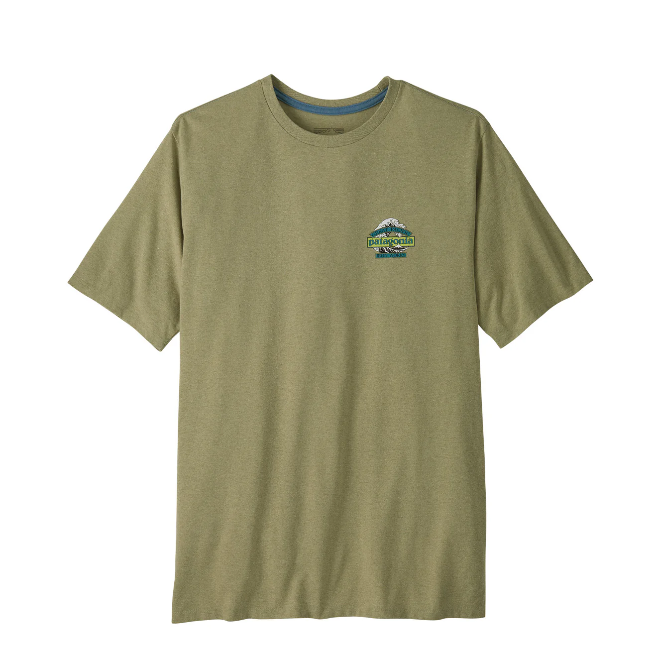 Patagonia Great Waves Responsibili-Tee Gumtree Green