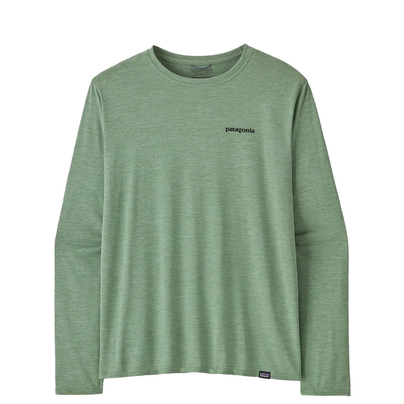 Patagonia L/S Capilene Cool Daily Graphic Shirt Waters Fitz Roy Trout Ellwood Green X-Dye