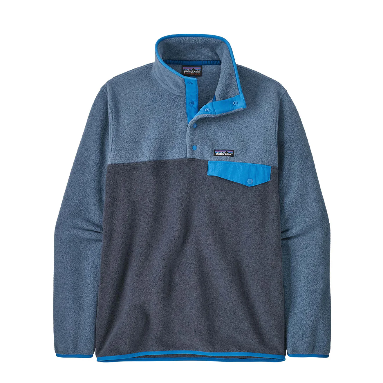 Patagonia Lightweight Synchilla Snap-T Fleece Pullover Smolder Blue