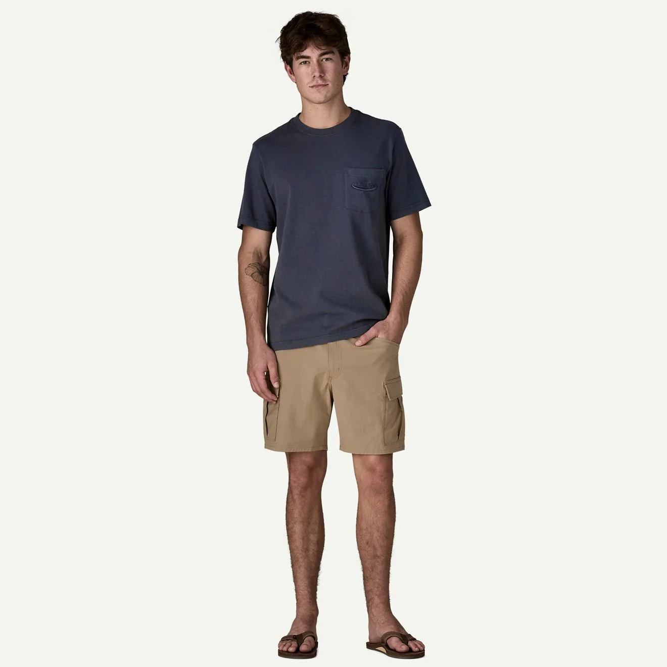 Patagonia MW '95 Oval Logo Pocket Tee Black - Image 4