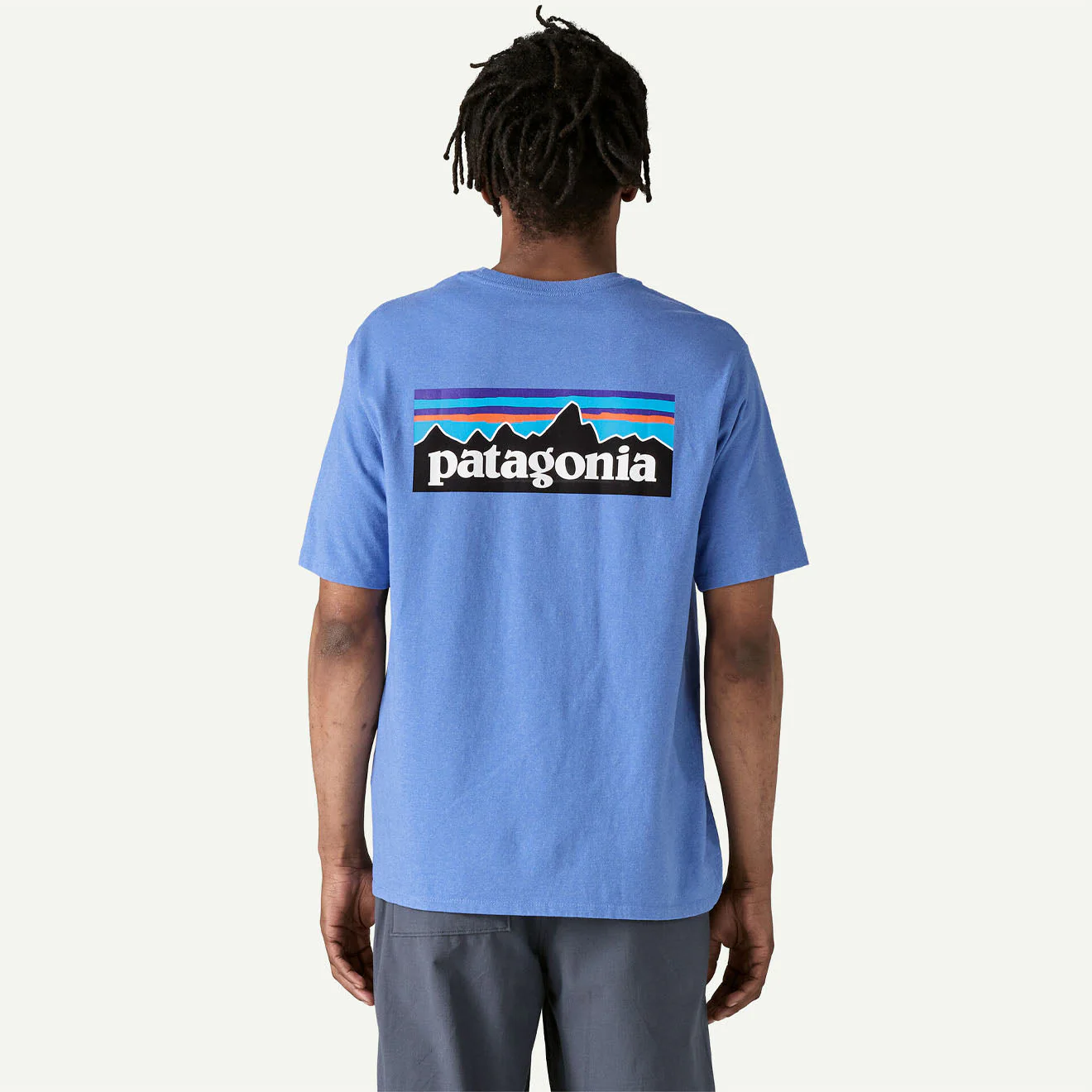Patagonia P-6 Logo Responsibili-Tee Abundant Blue - Image 4