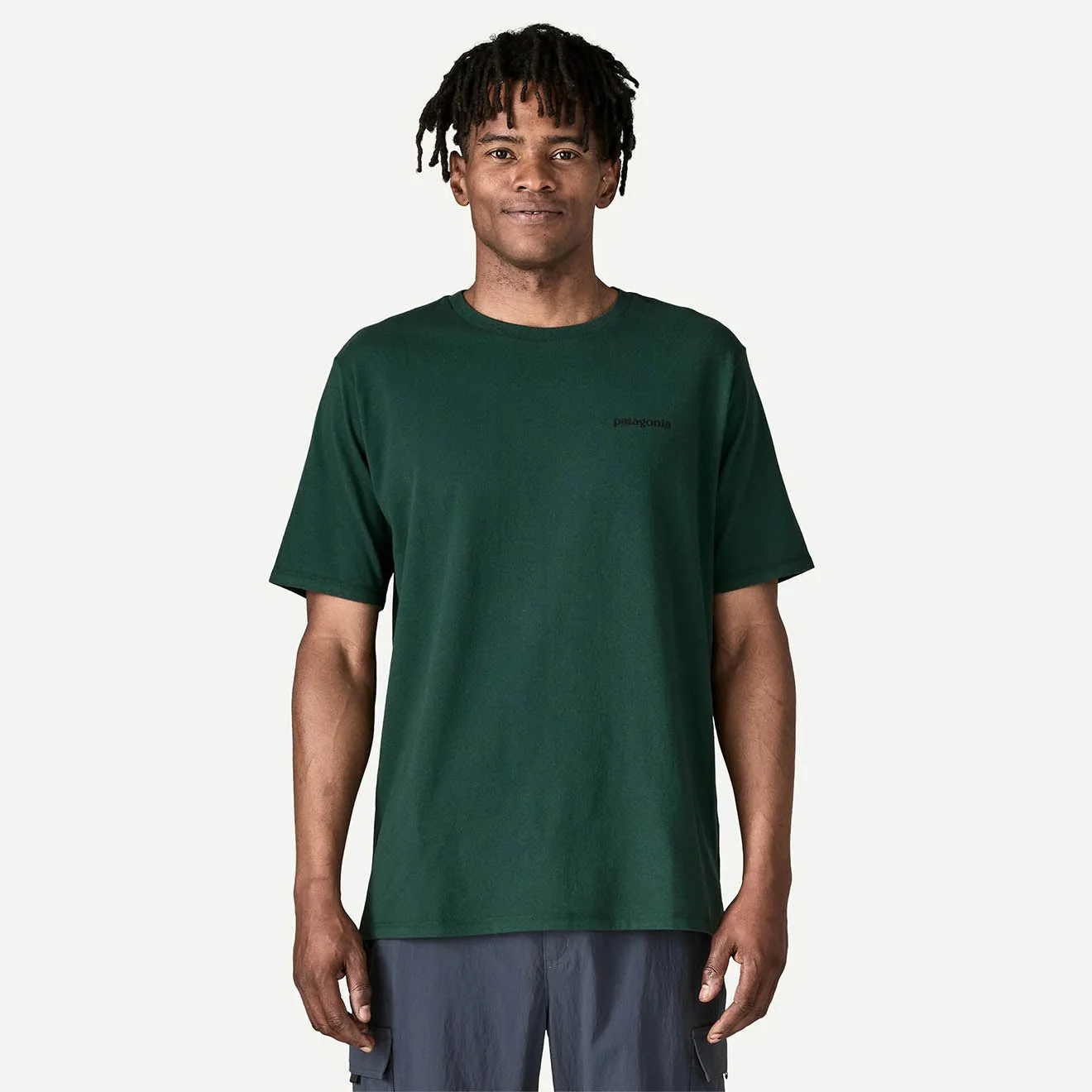 Patagonia P-6 Logo Responsibili-Tee Cascade Green - Image 3