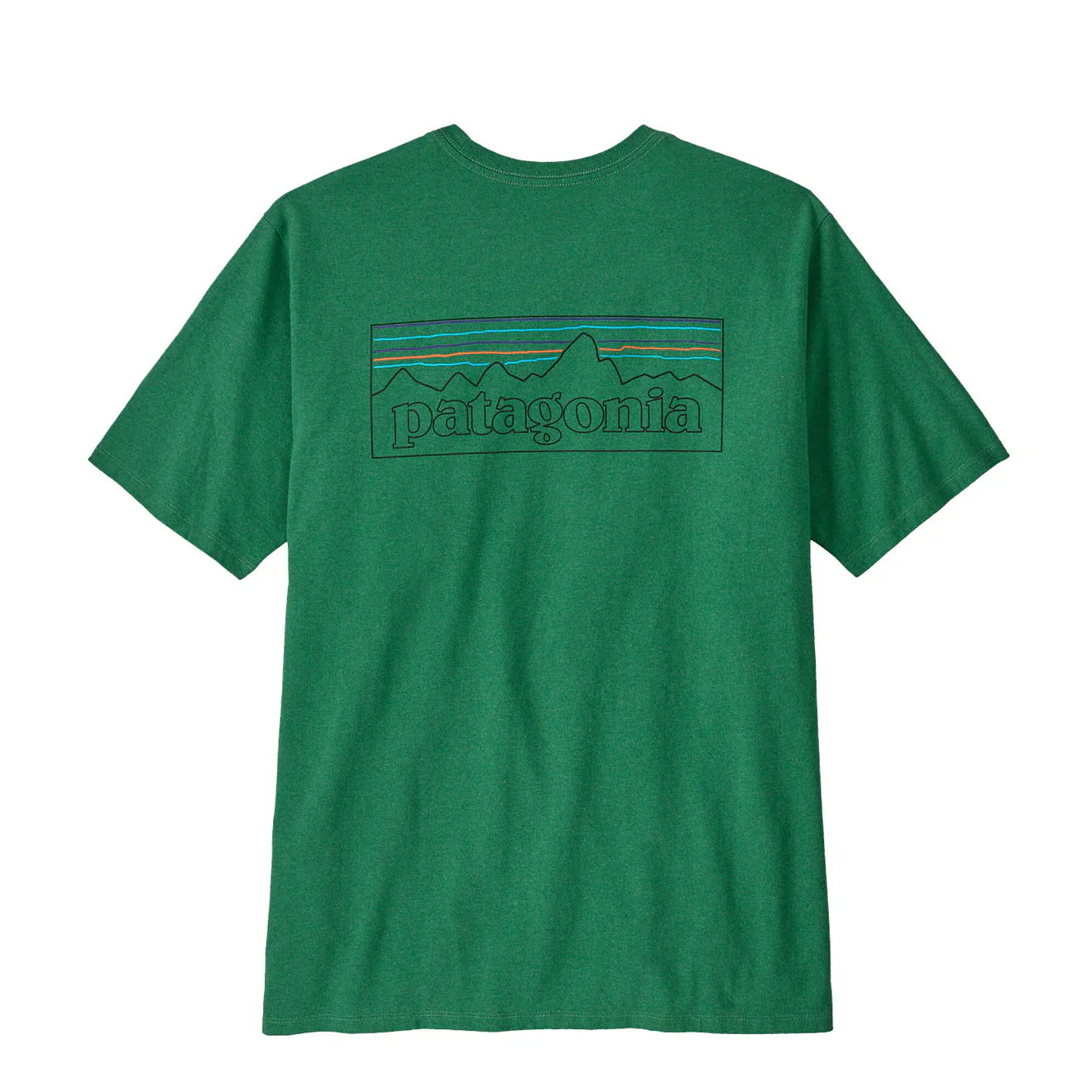 Patagonia P-6 Logo Responsibili-Tee P-6 Outline / Heartleaf Green