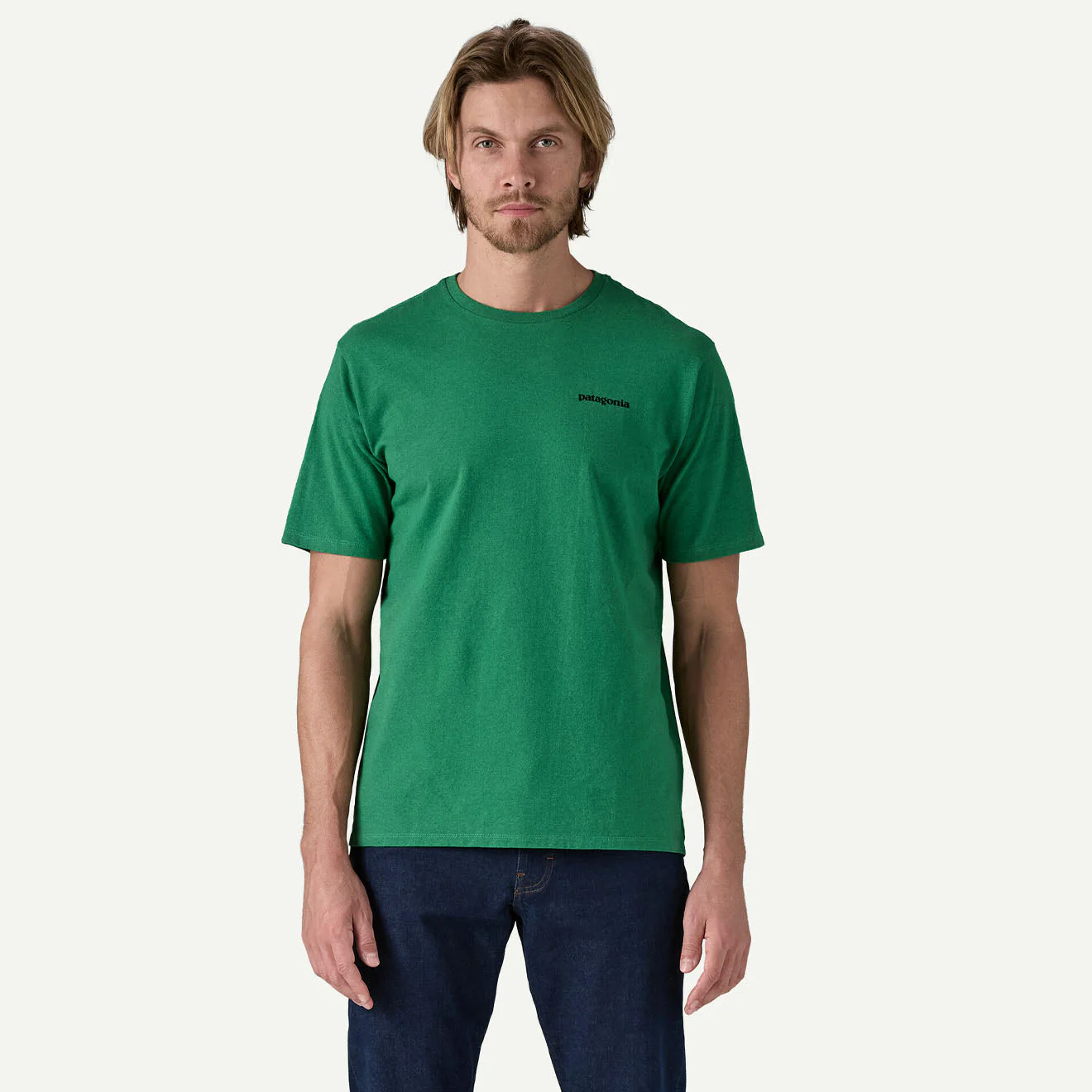Patagonia P-6 Logo Responsibili-Tee P-6 Outline / Heartleaf Green - Image 3