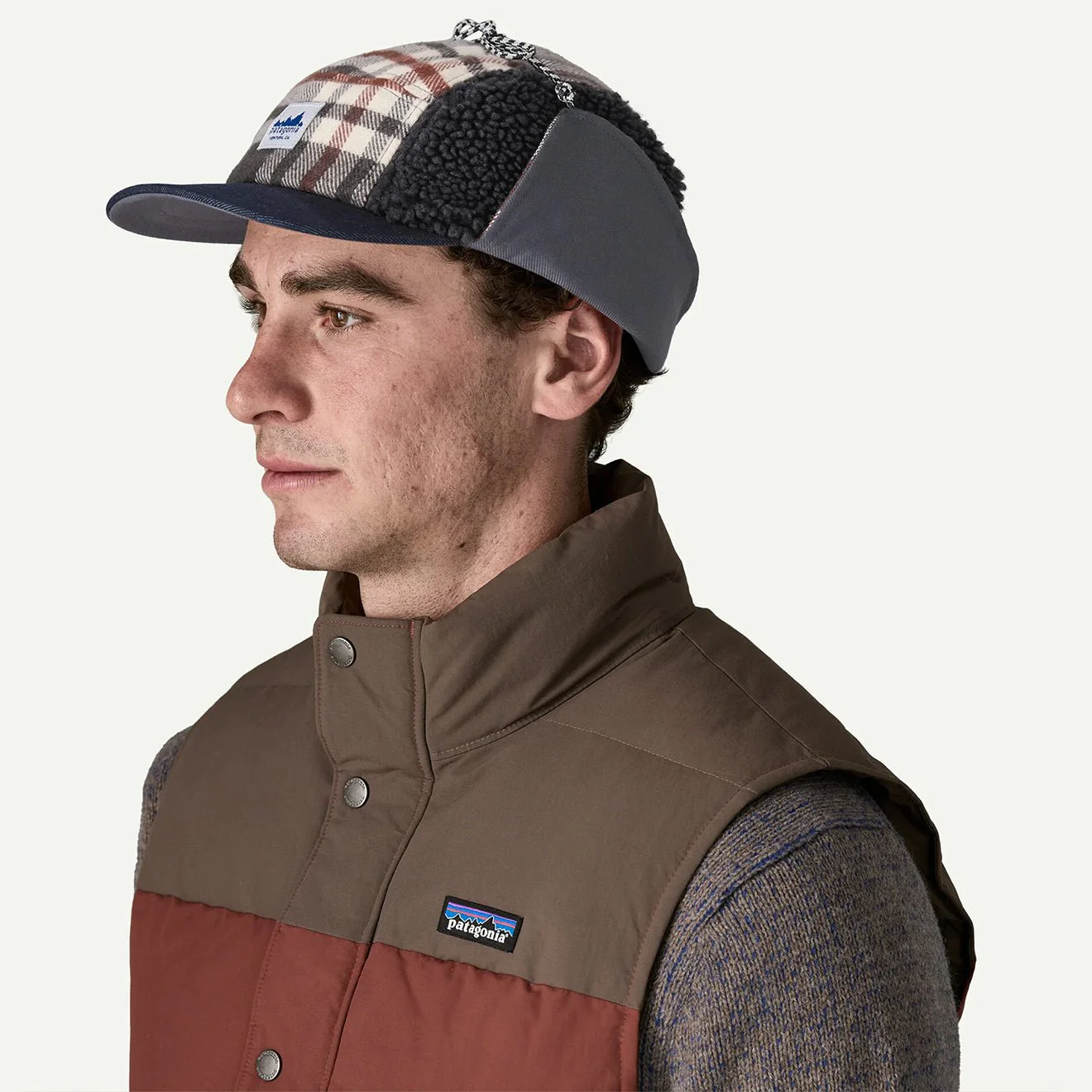 Patagonia Range Earflap Cap Catch Ink Black - Image 2