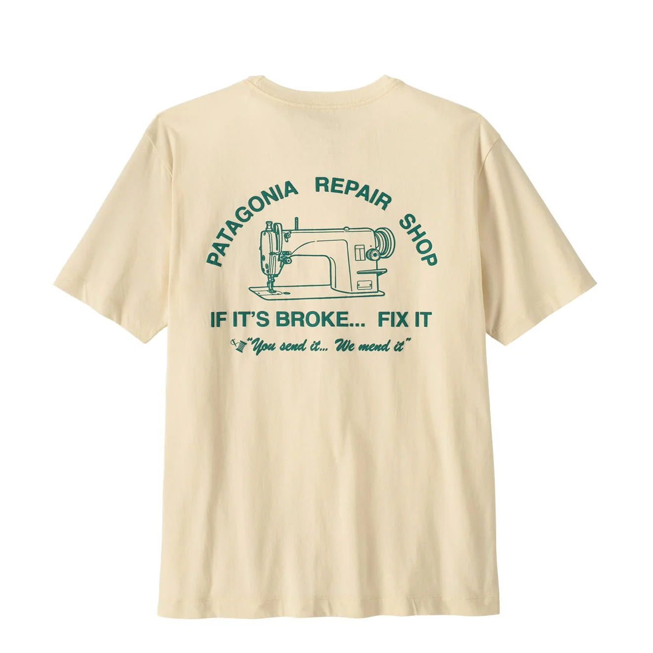 Patagonia Repair Shop T-Shirt Undyed Natural - Image 2