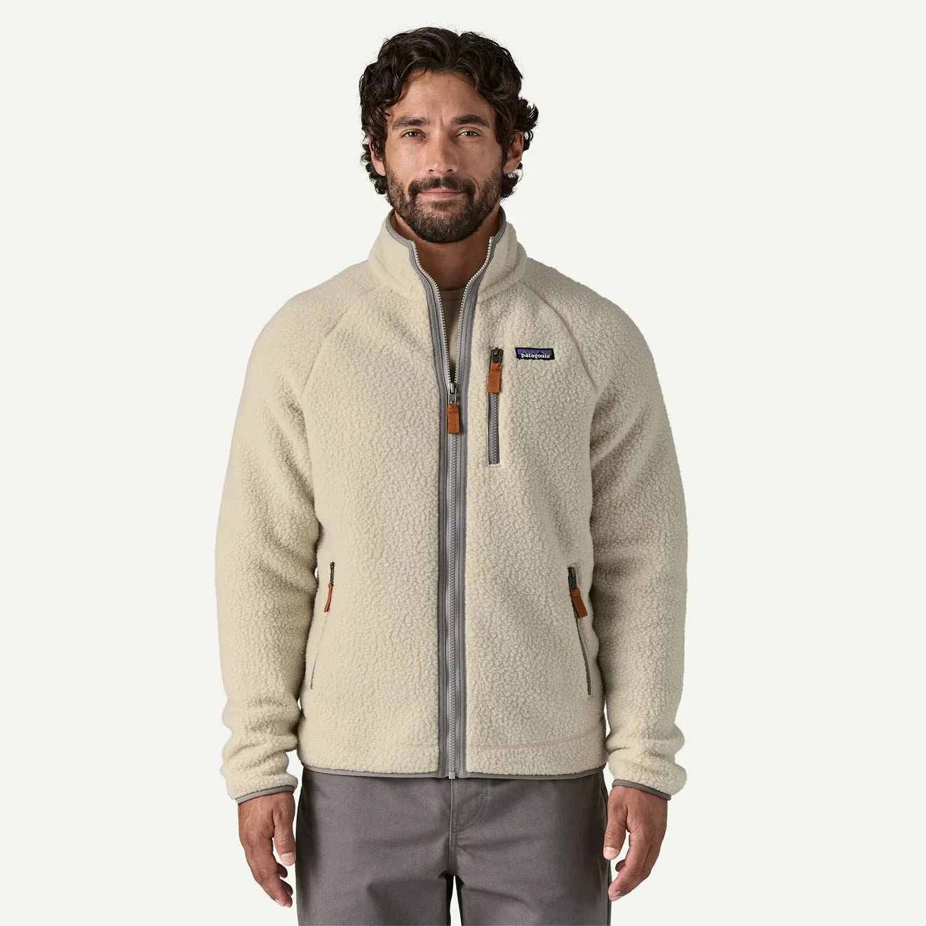 Patagonia Retro Pile Fleece Jacket New Navy w/Sunken Blue - Image 2