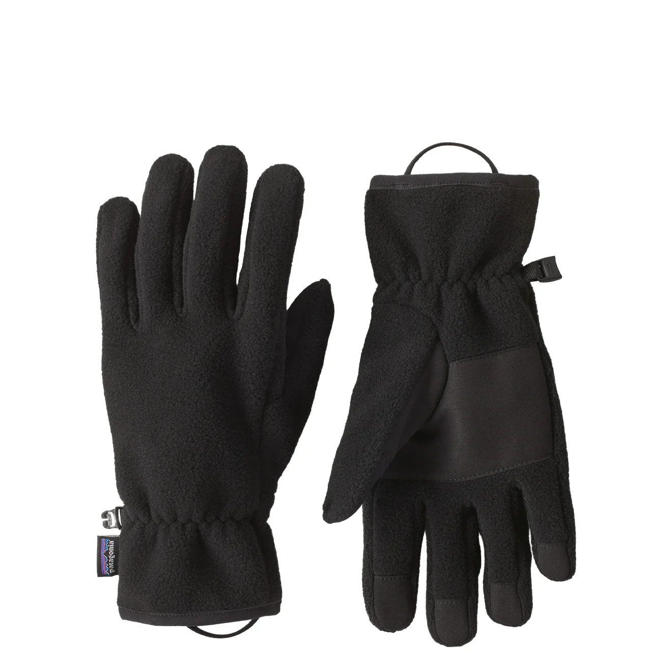 Patagonia Synchilla Fleece Gloves Black Solid
