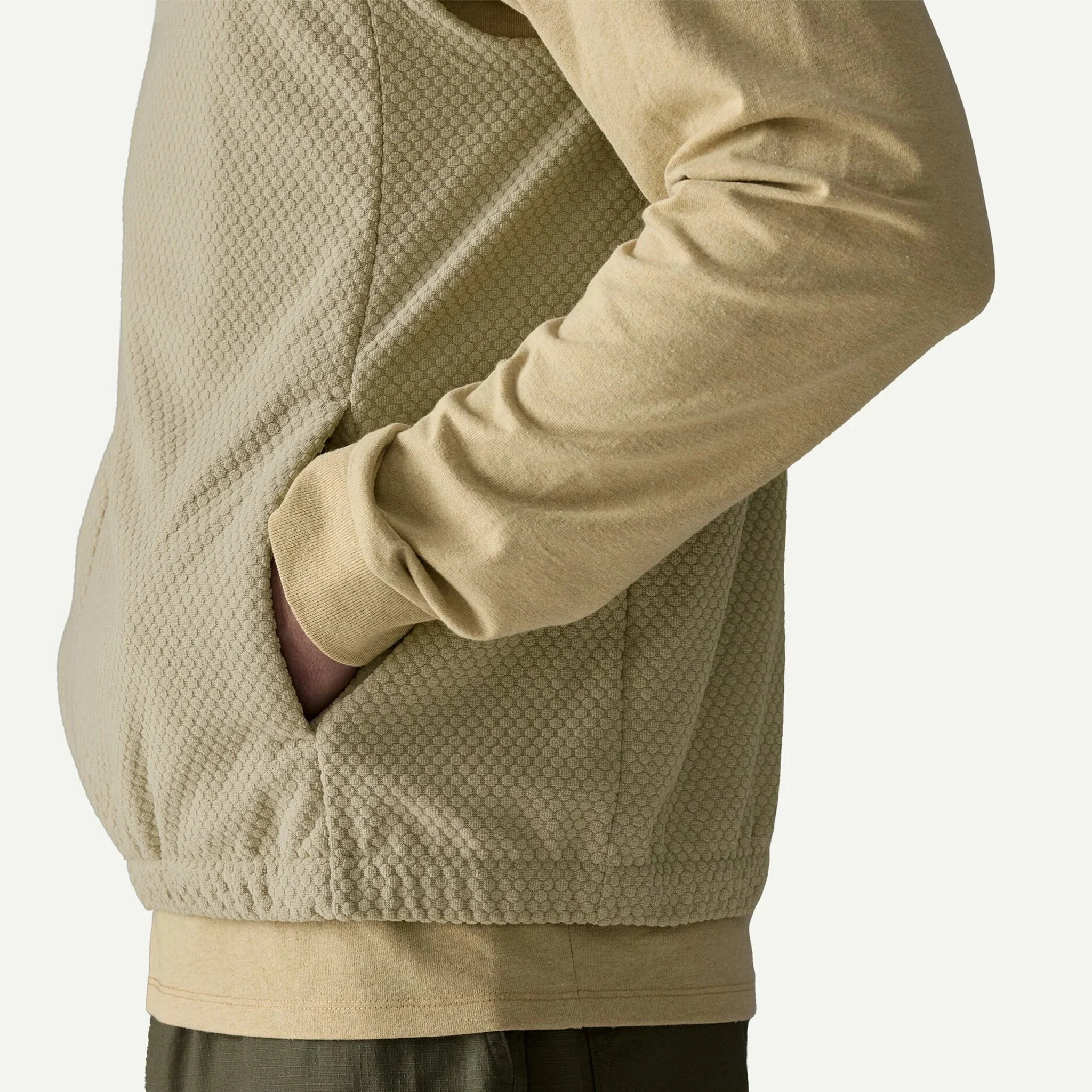 Patagonia Textured Fleece Vest Black - Image 3