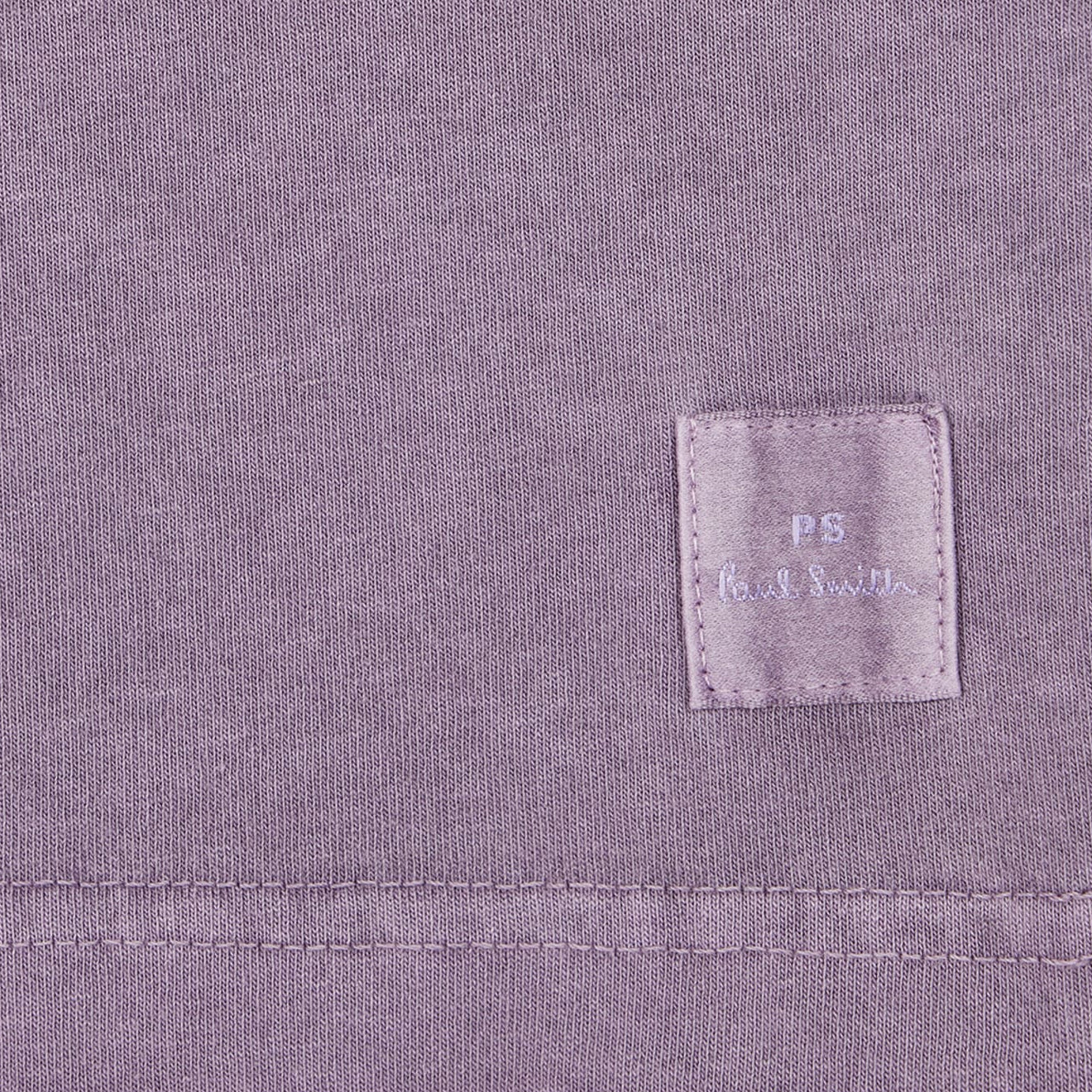 Paul Smith Acid Wash Cotton Polo Shirt Purple - Image 2