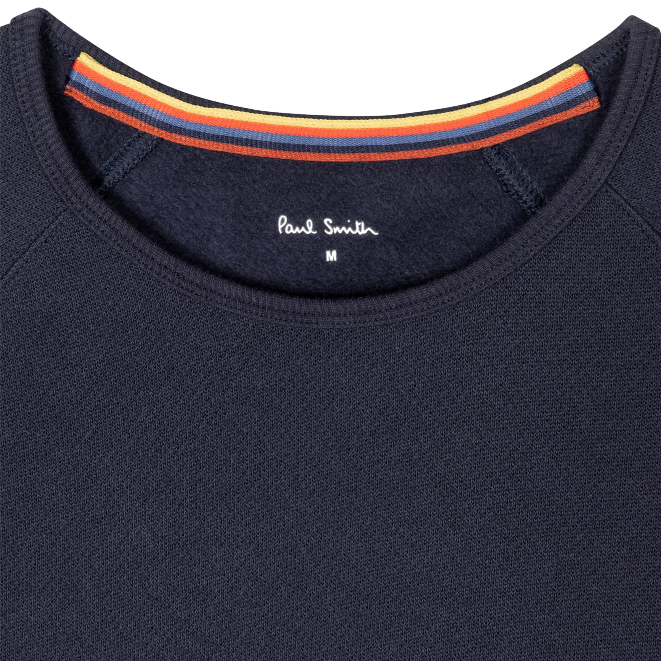 Paul Smith Artist Stripe Cuff Long-Sleeve Lounge Top Navy - Image 3