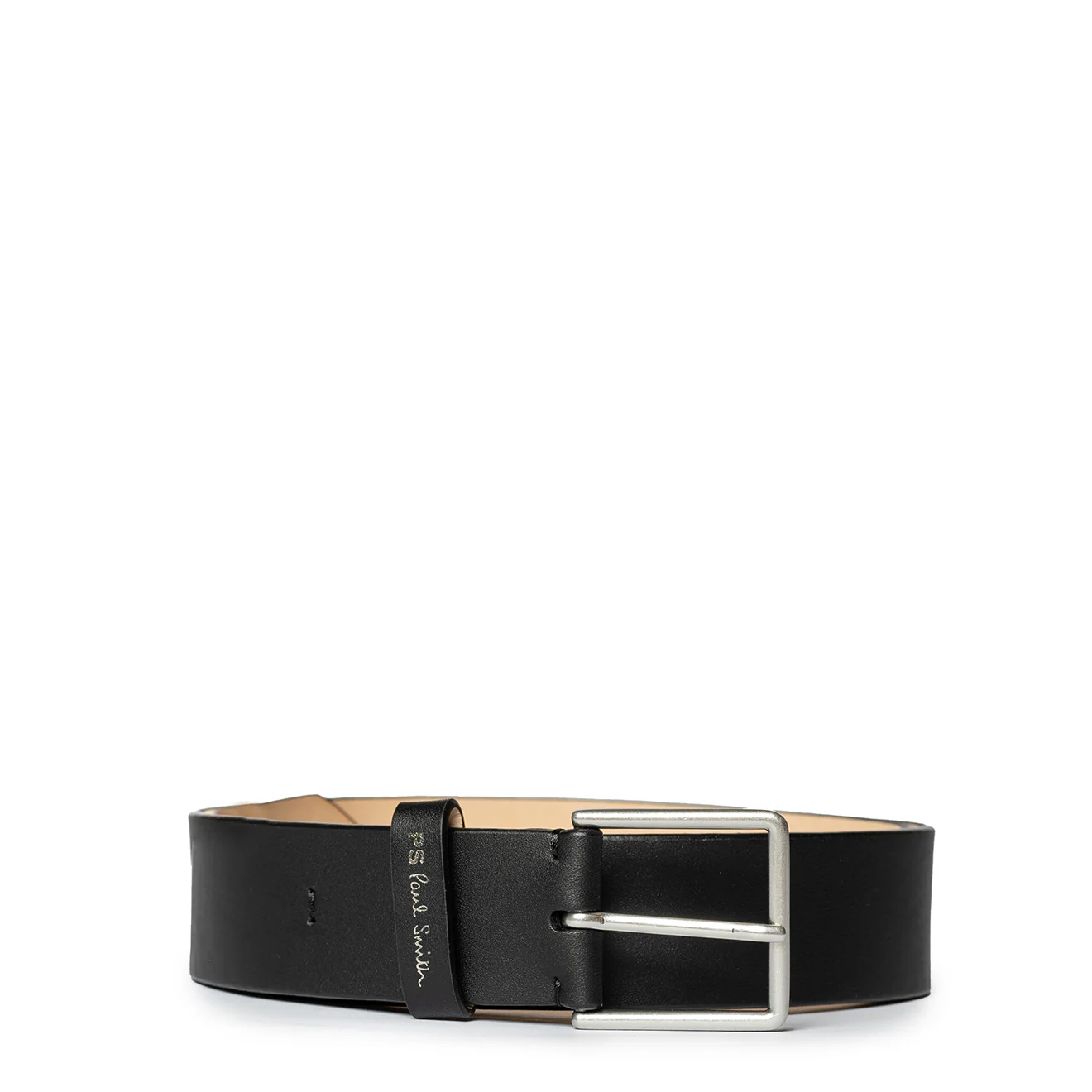 Paul Smith Belt PS Stitch Black
