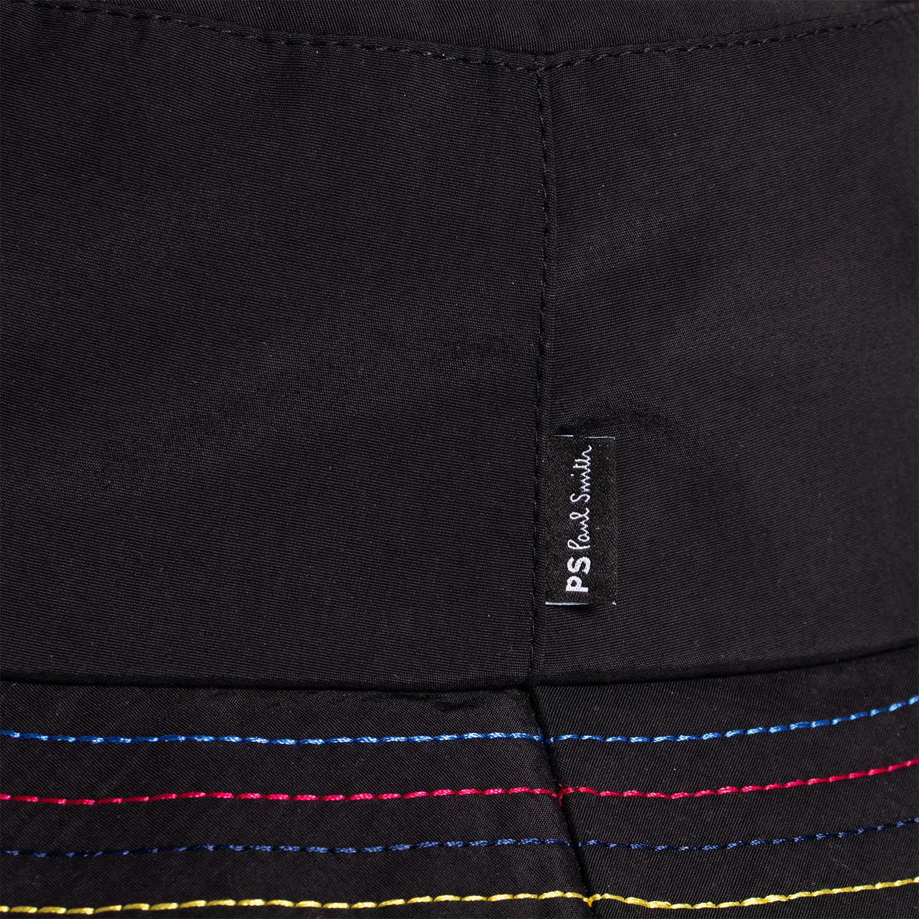 Paul Smith Bucket Hat PS Stitch Black - Image 3