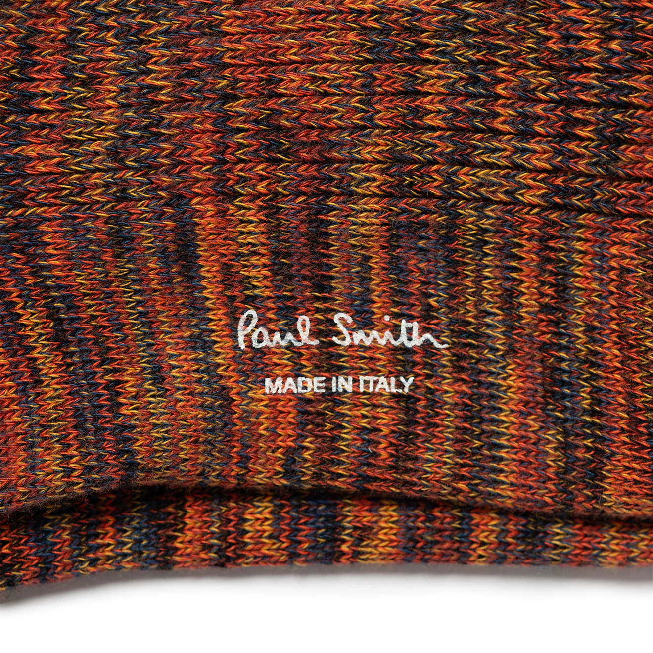 Paul Smith Chunky Marl Twist Cotton-Blend Socks Black - Image 2