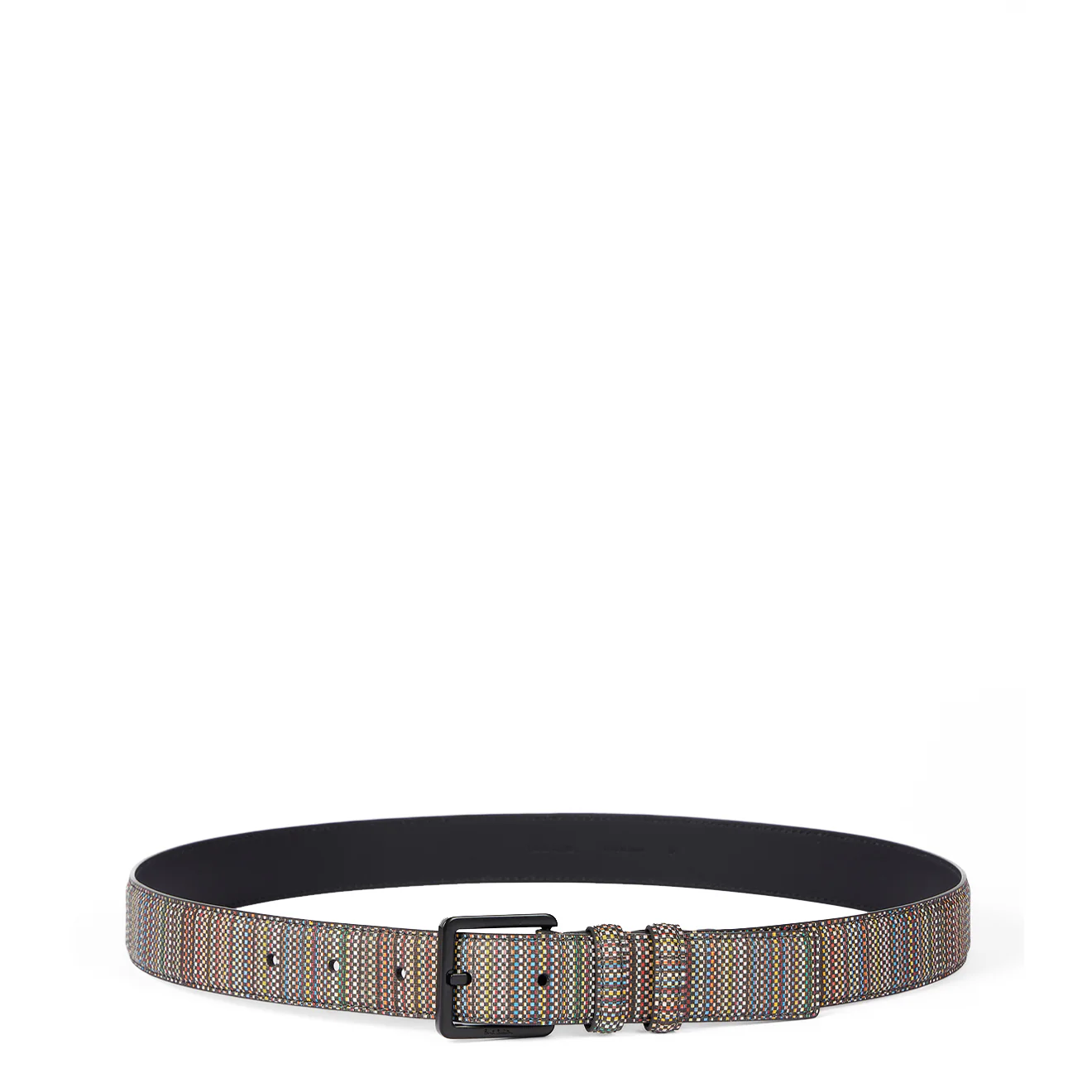 Paul Smith Coated Canvas Belt Signature Stripe