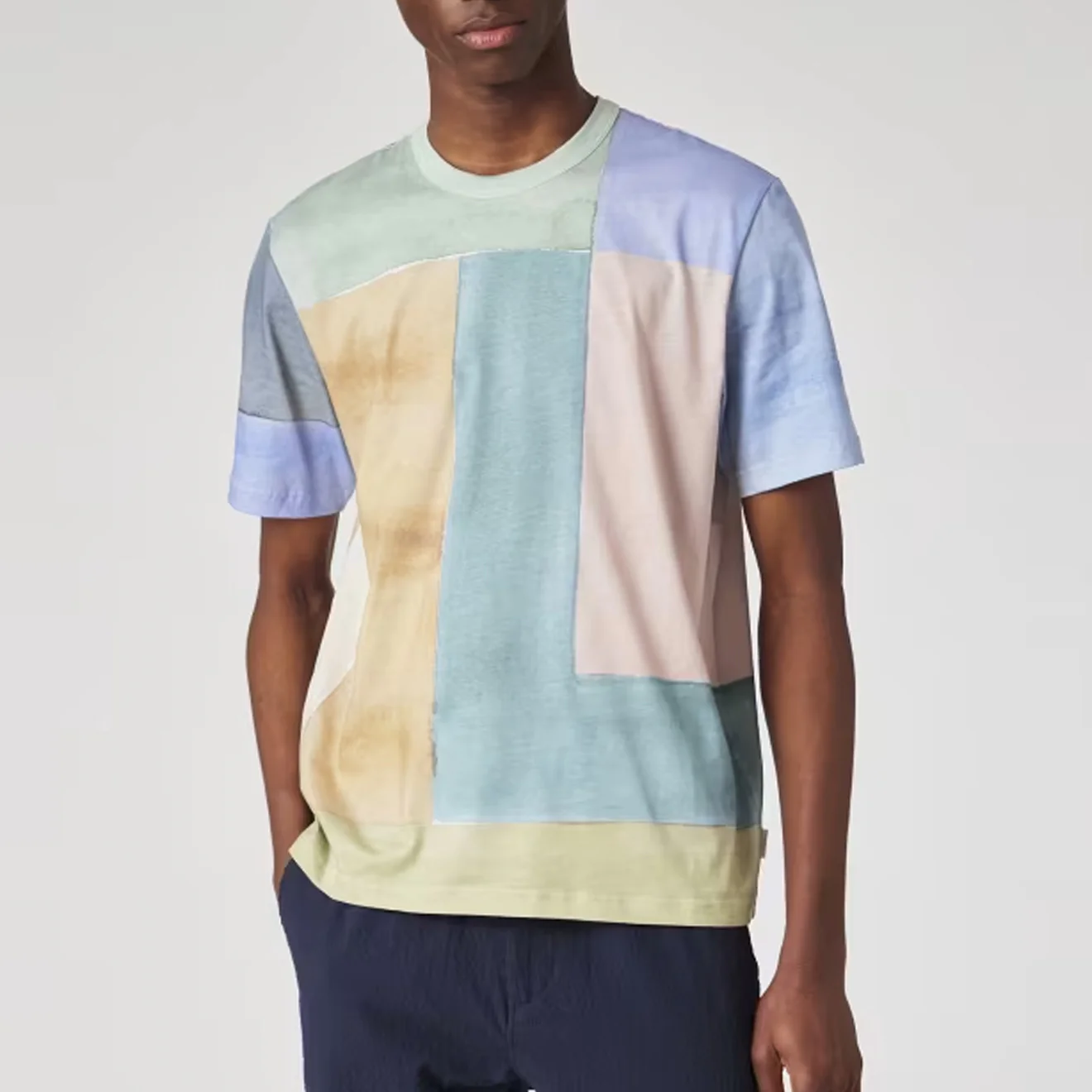 Paul Smith Colour Block T-Shirt Multicolour - Image 3