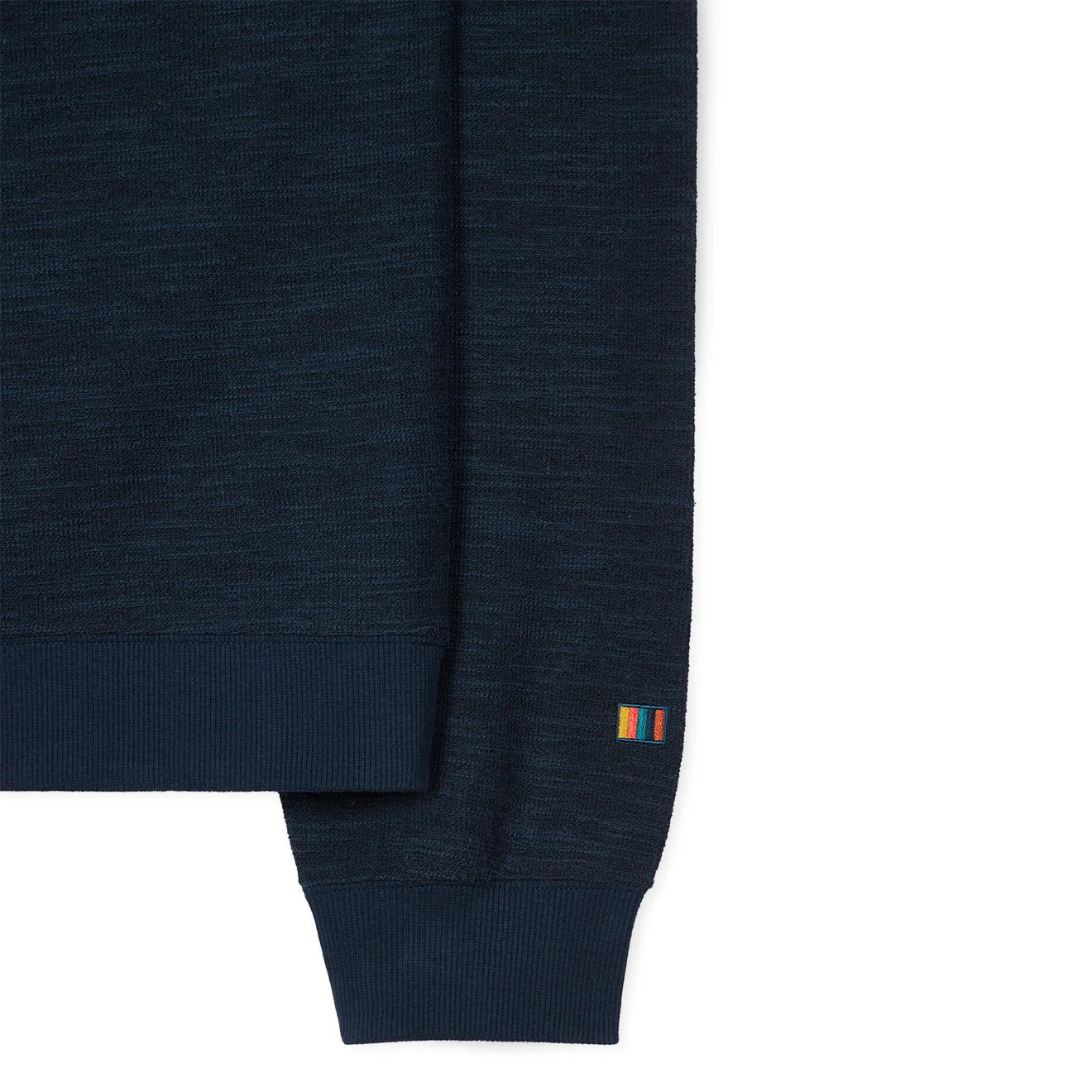 Paul Smith Cotton-Blend Long-Sleeve Lounge Top Navy Blue - Image 2