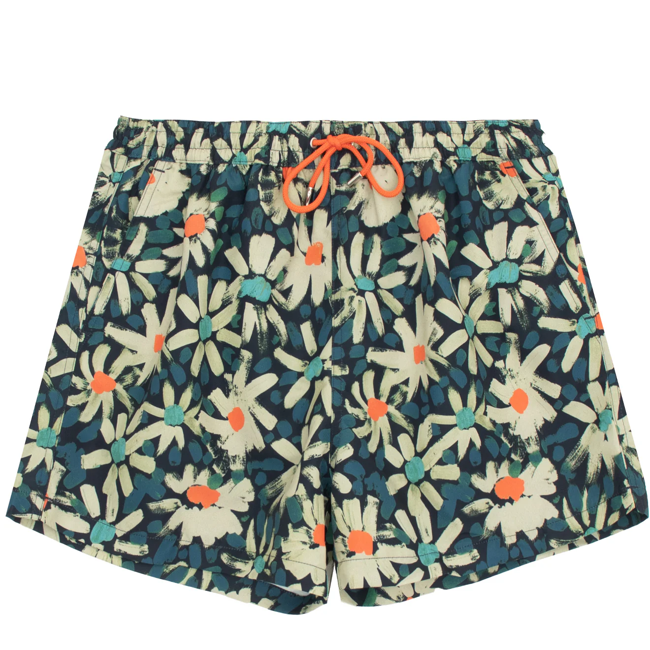 Paul Smith Daisy Print Swim Shorts Navy