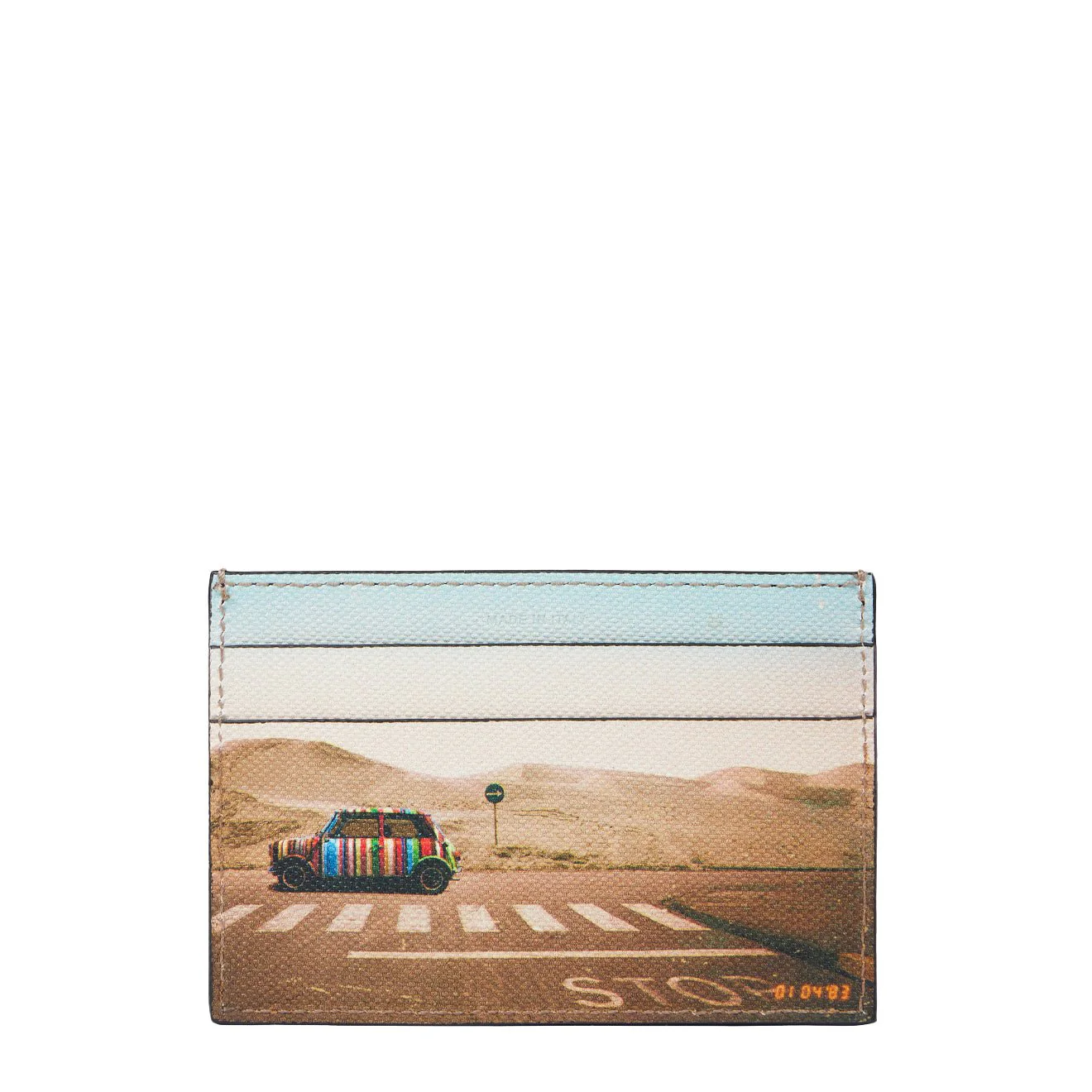 Paul Smith Desert Mini Leather Card Holder Black