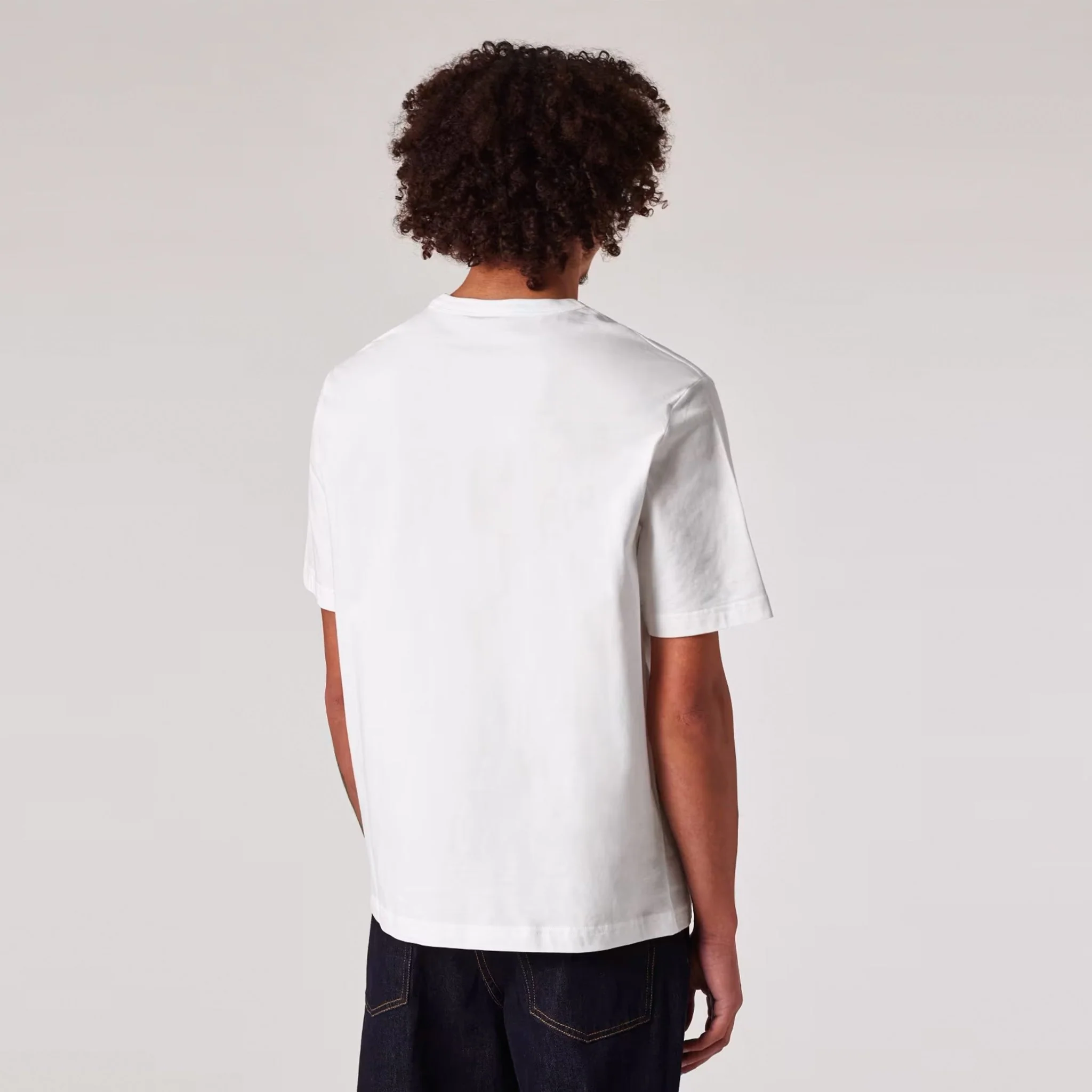 Paul Smith Desert Stripe Print T-Shirt White - Image 4