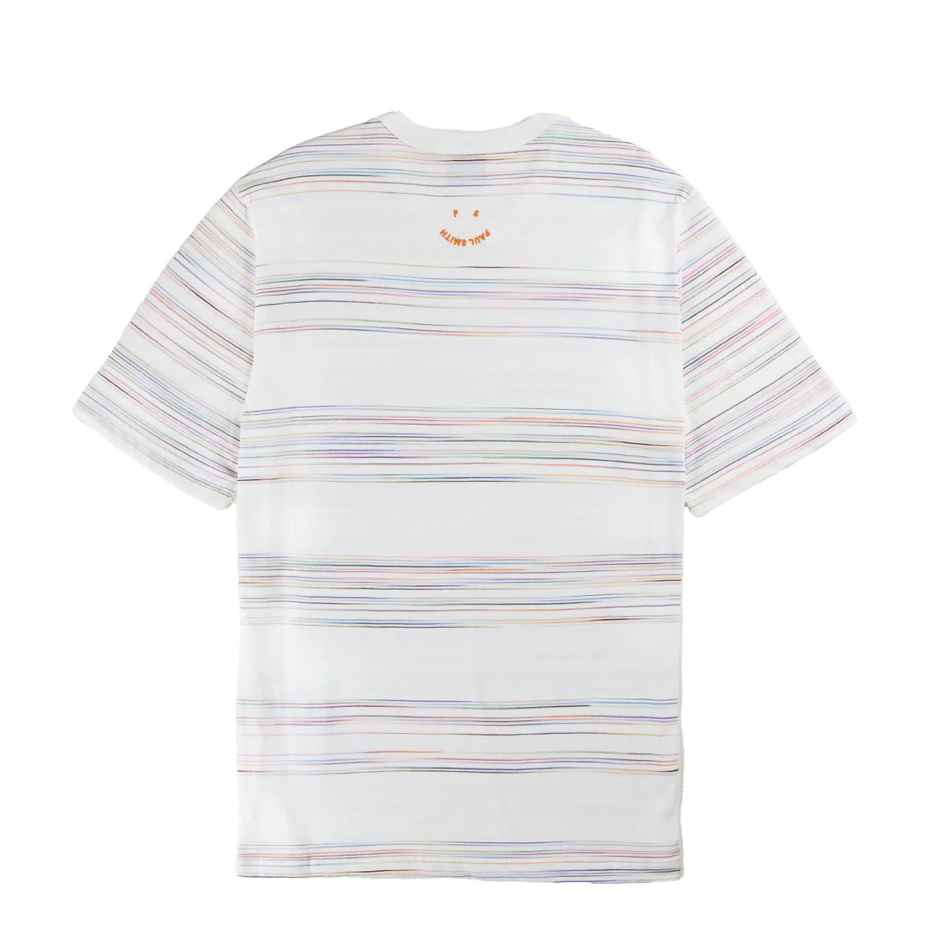 Paul Smith Fine Stripe Casual Fit T Shirt White / Multi - Image 2