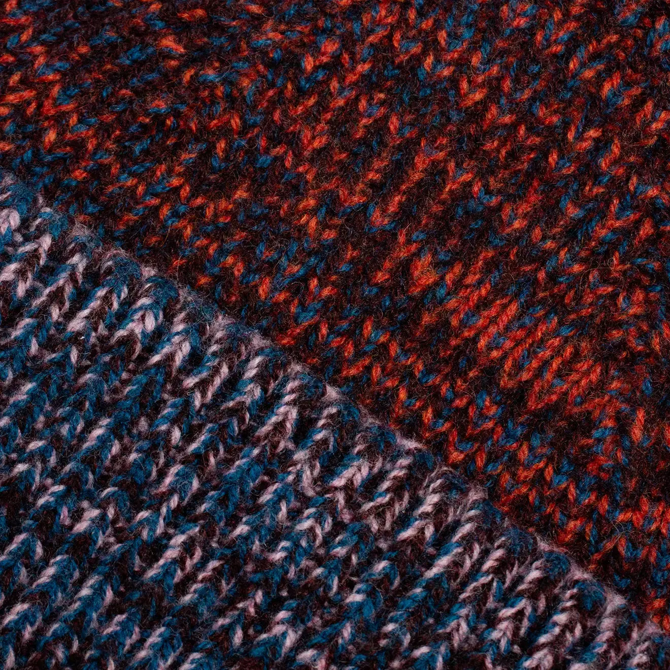 Paul Smith Flecked Lambswool Beanie Navy - Image 2