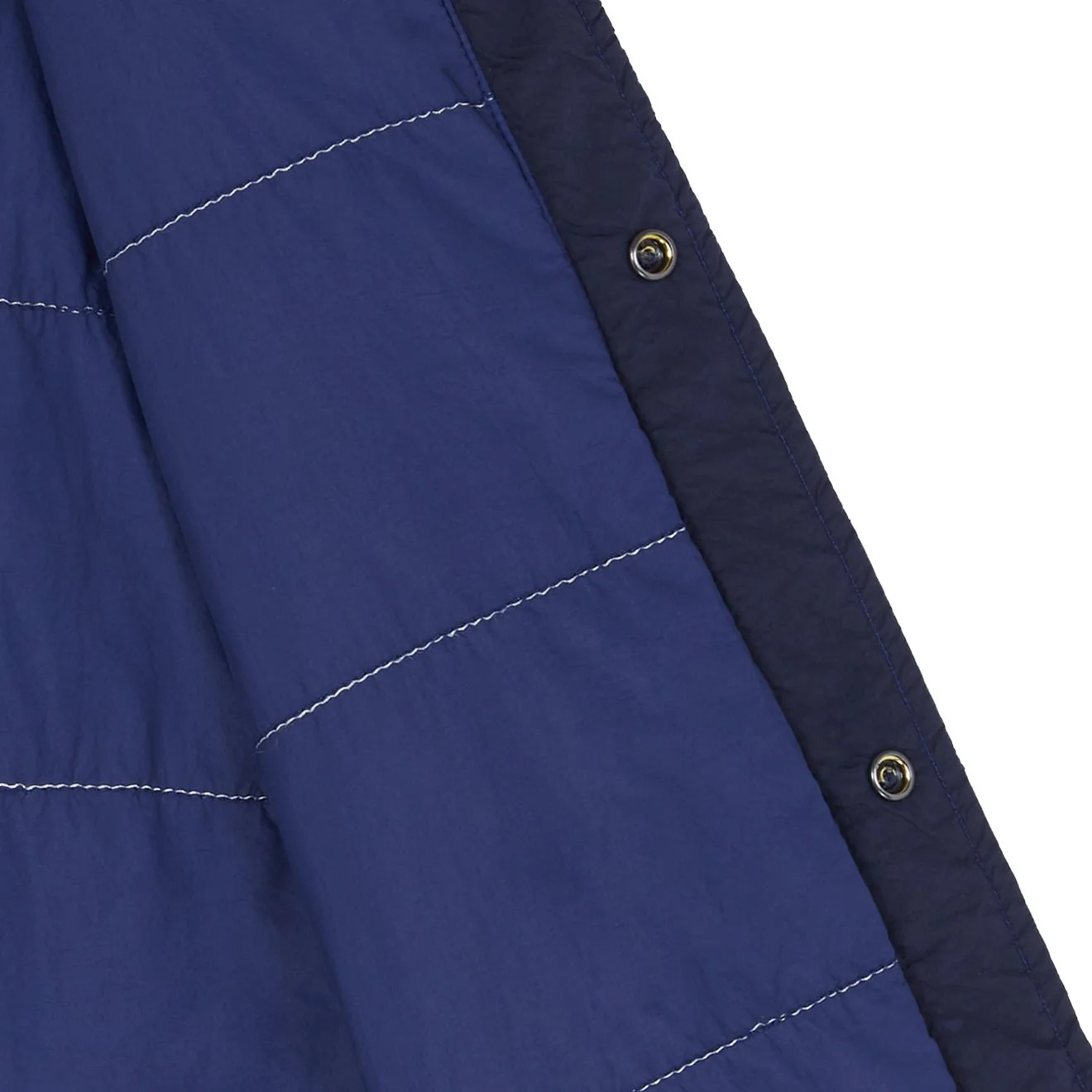 Paul Smith Garment Dyed Recycled-Nylon Overshirt Inky Blue - Image 4