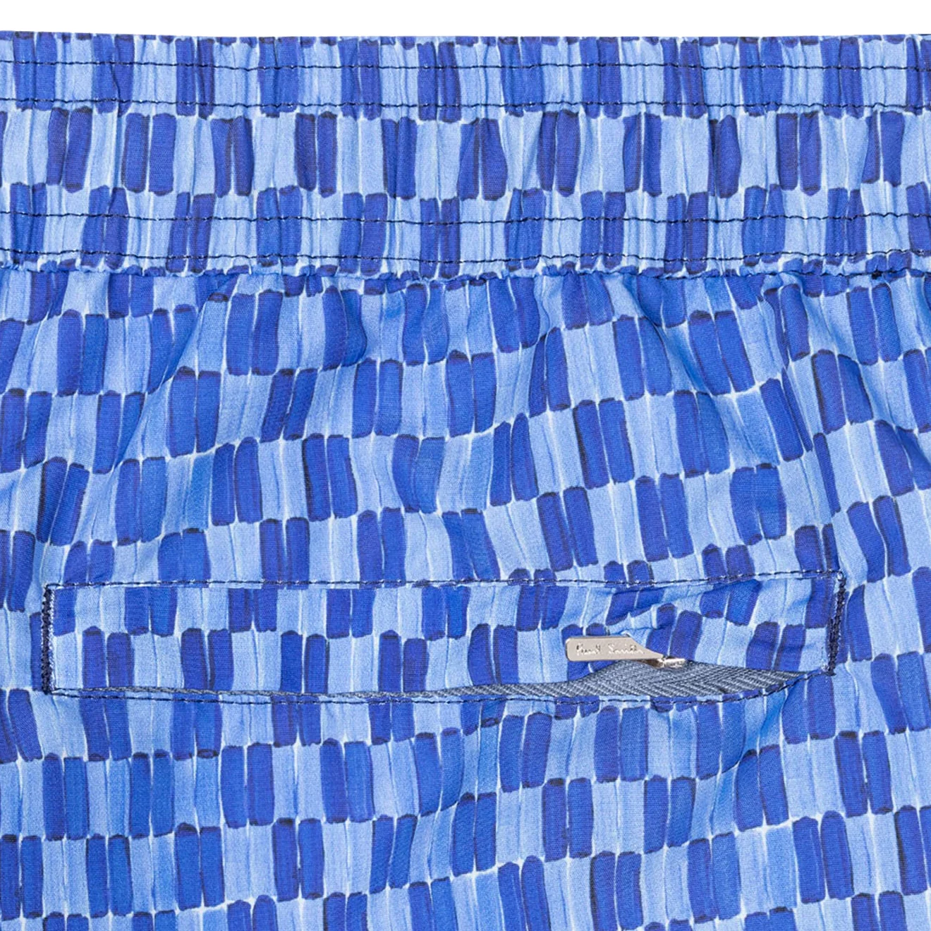 Paul Smith Geometric Print Swim Shorts Blue - Image 2